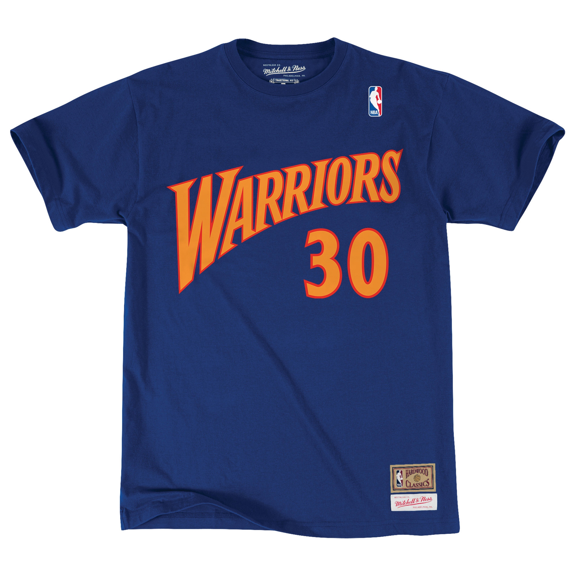 Stephen Curry #30 Golden State Warriors Mitchell & Ness NBA T-Shirt Navy