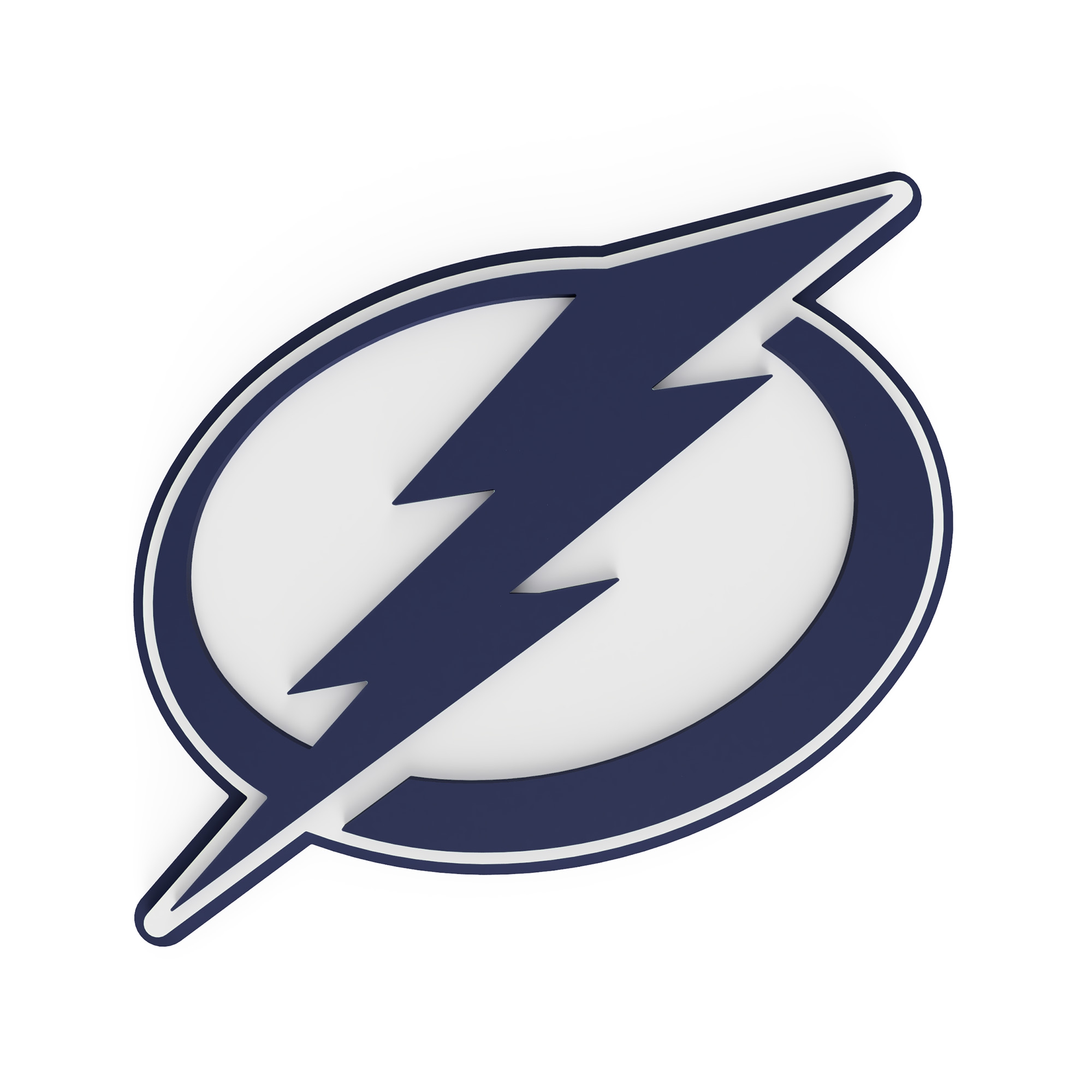Tampa Bay Lightning NHL 3D Foam Logo Wall Sign