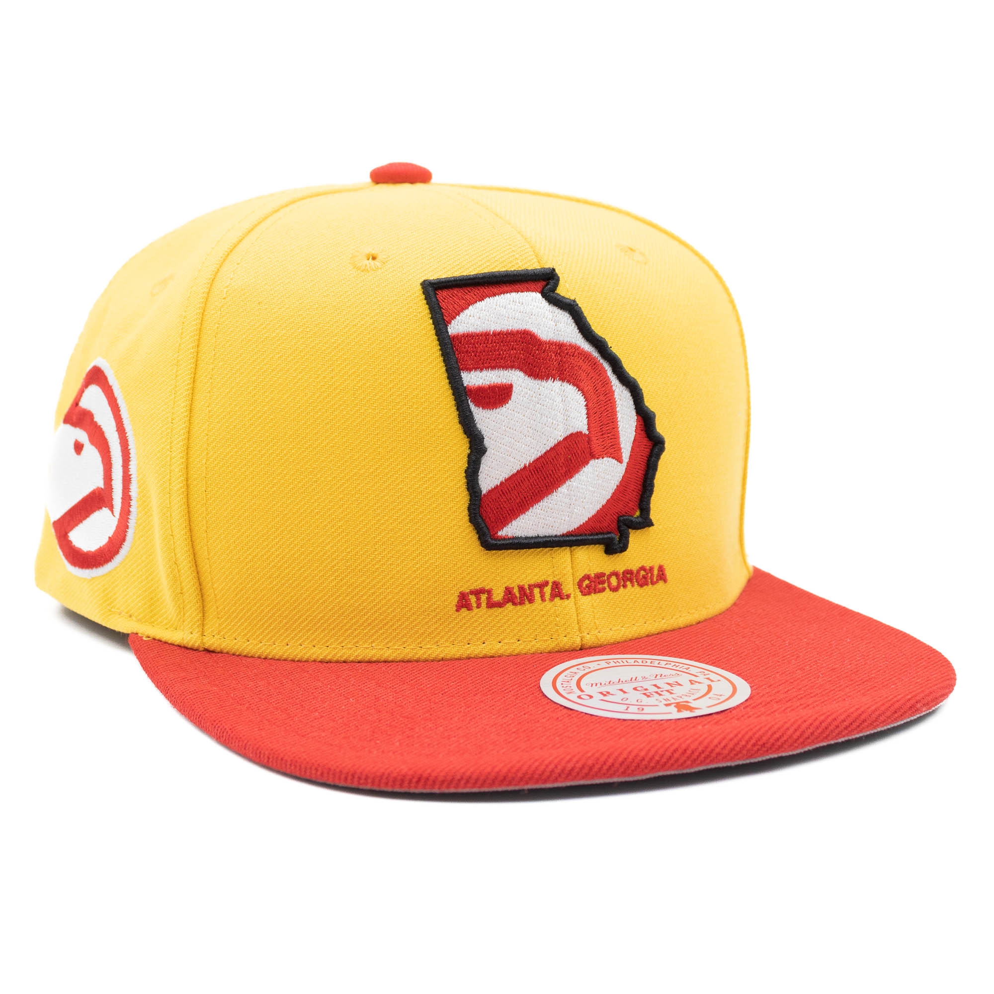 Atlanta Hawks Georgia Insider Mitchell & Ness Snapback NBA Cap