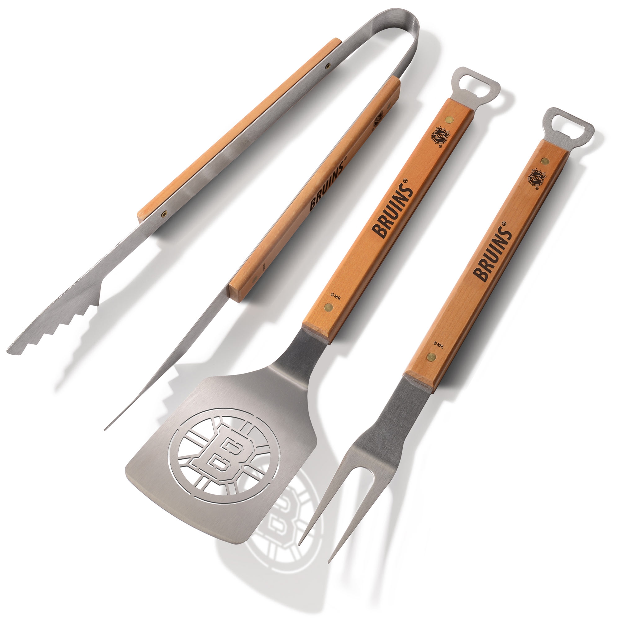 Boston Bruins Classic NHL Barbecue Grillbesteck-Set (3-Teilig)