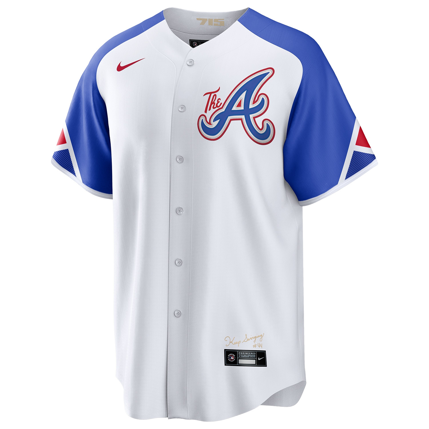 Atlanta Braves Nike City Connect MLB Trikot Weiß