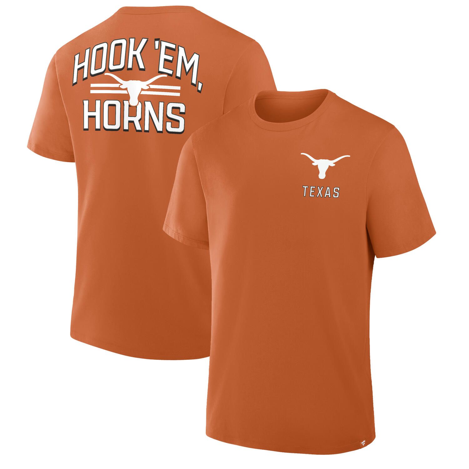 Texas Longhorns Defender Cotton NCAA T-Shirt Orange