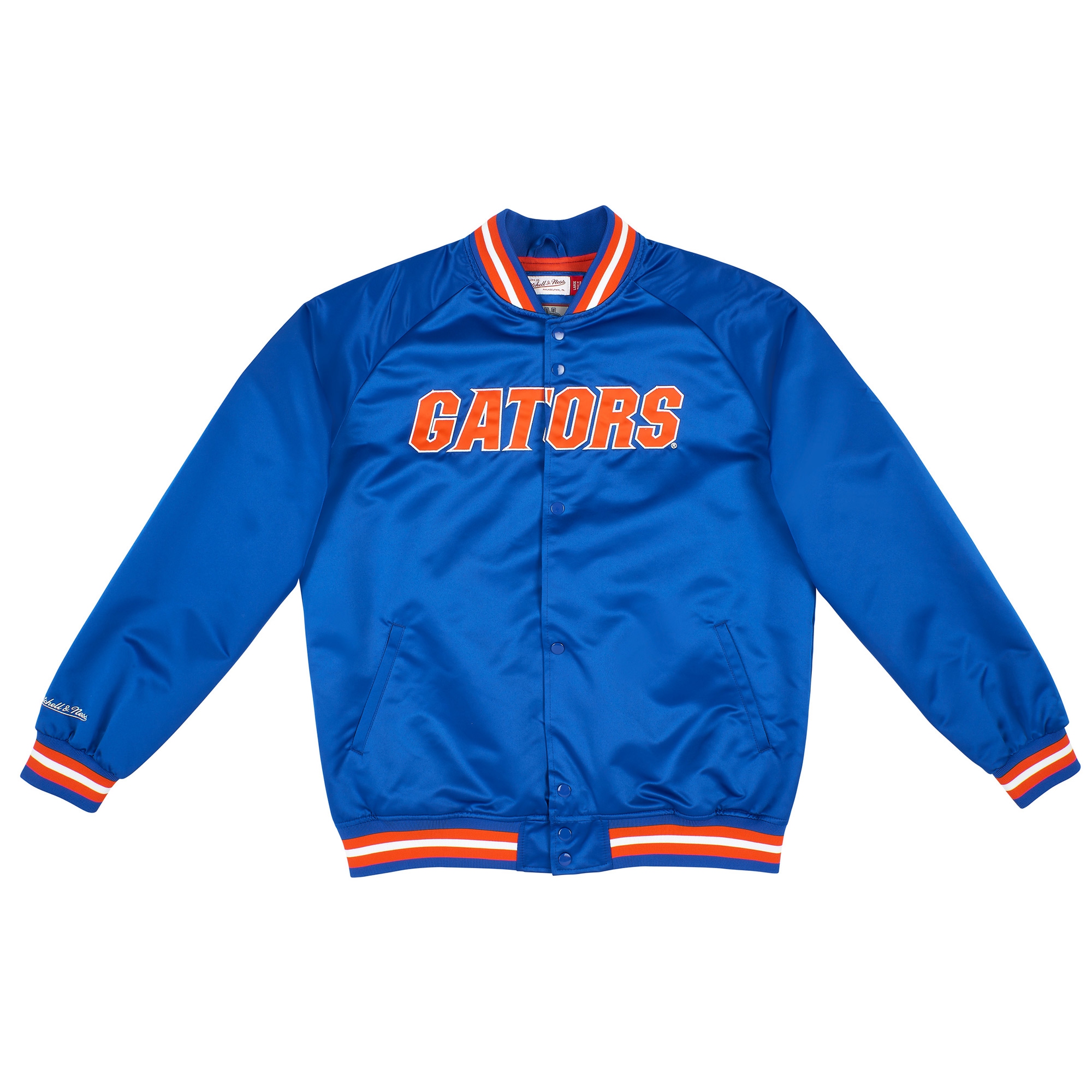 Florida Gators Mitchell & Ness Lightweight Satin NCAA Jacke Blau