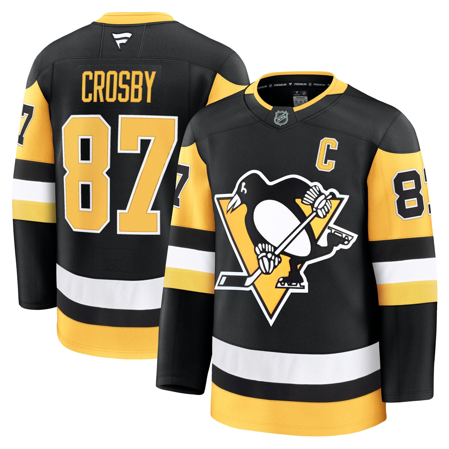 Sidney Crosby #87 Pittsburgh Penguins Premium NHL Jersey Home Black
