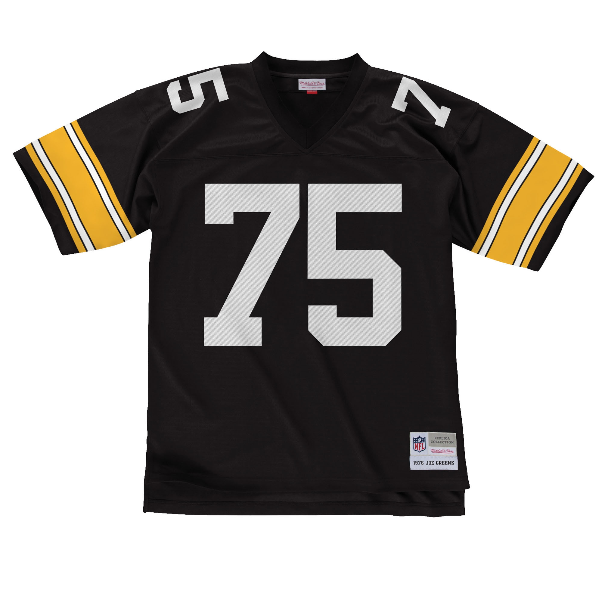 'Mean Joe' Greene #75 Pittsburgh Steelers Mitchell & Ness Throwback NFL Trikot Schwarz