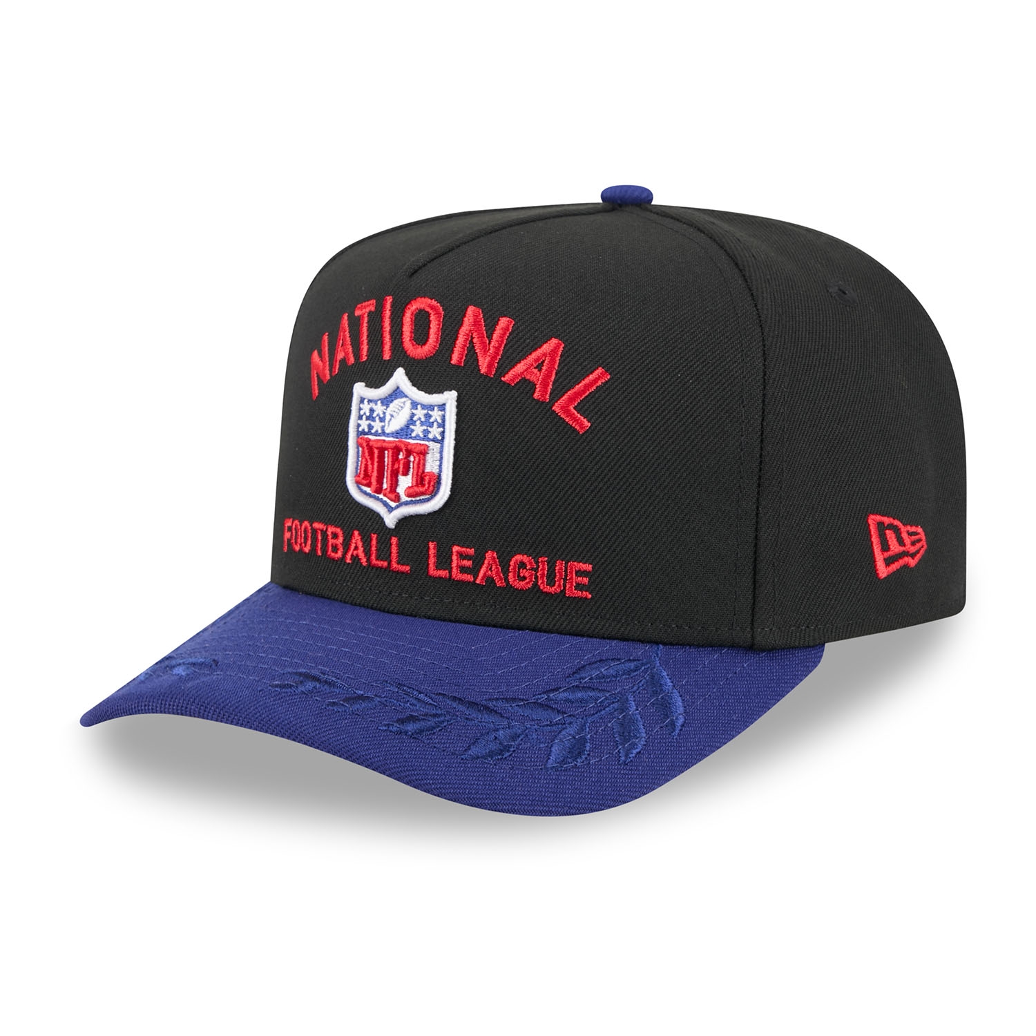 NFL Shield 2025 NFL Draft New Era 9FIFTY A-Frame Snapback Cap Schwarz