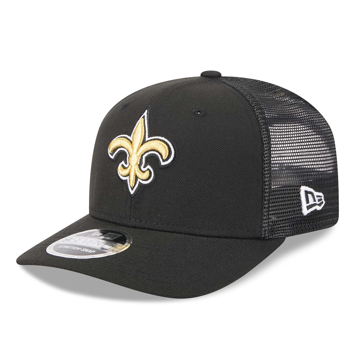 New Orleans Saints New Era Stretch-Snap 9SEVENTY NFL Trucker Cap Schwarz