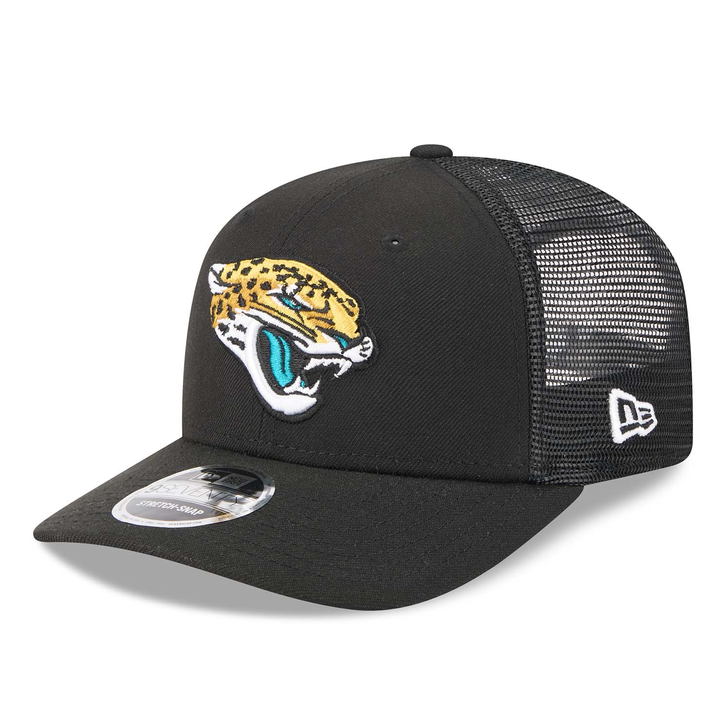 Jacksonville Jaguars New Era Stretch-Snap 9SEVENTY NFL Trucker Cap Schwarz