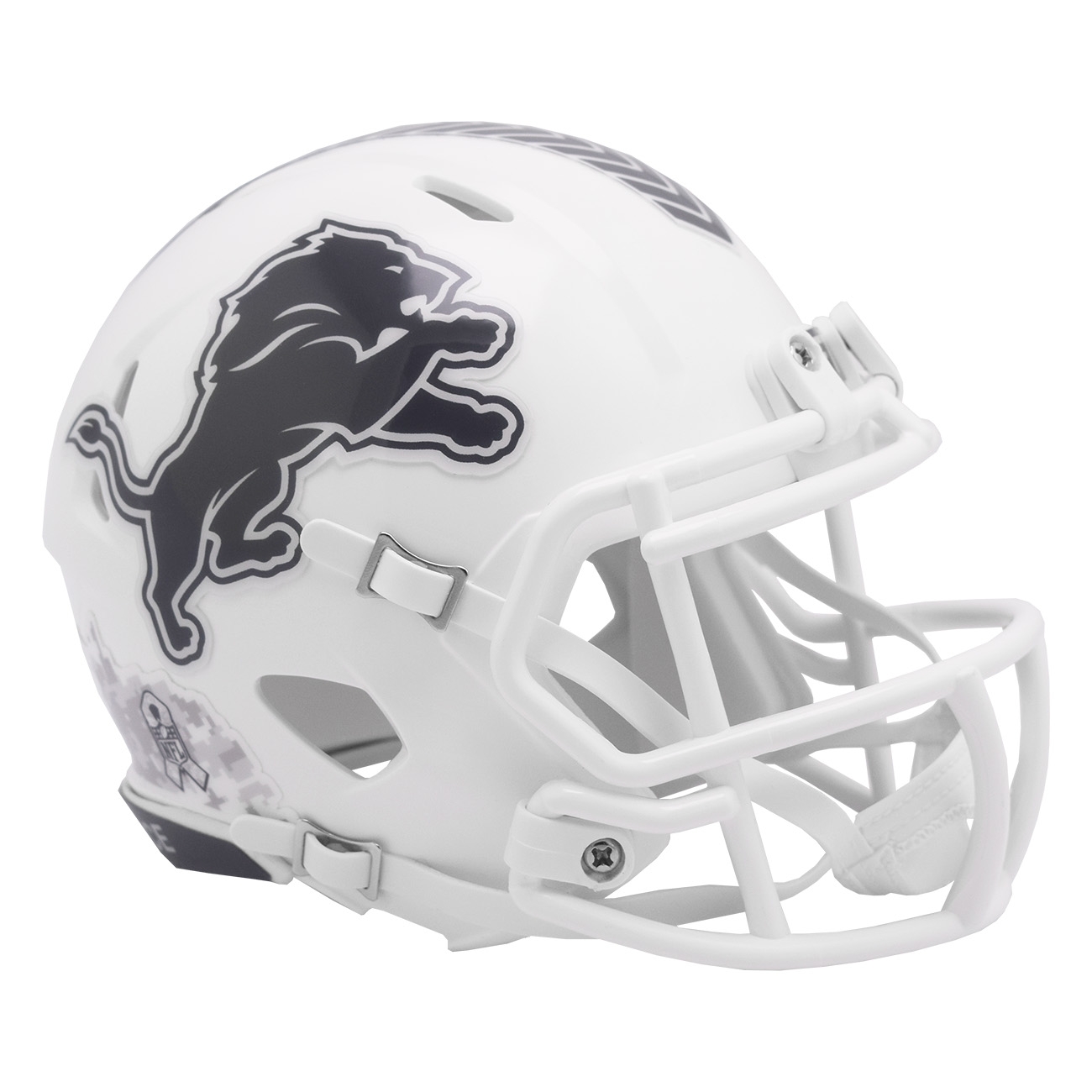 Detroit Lions 2024 Salute to Service NFL Speed Mini Helm