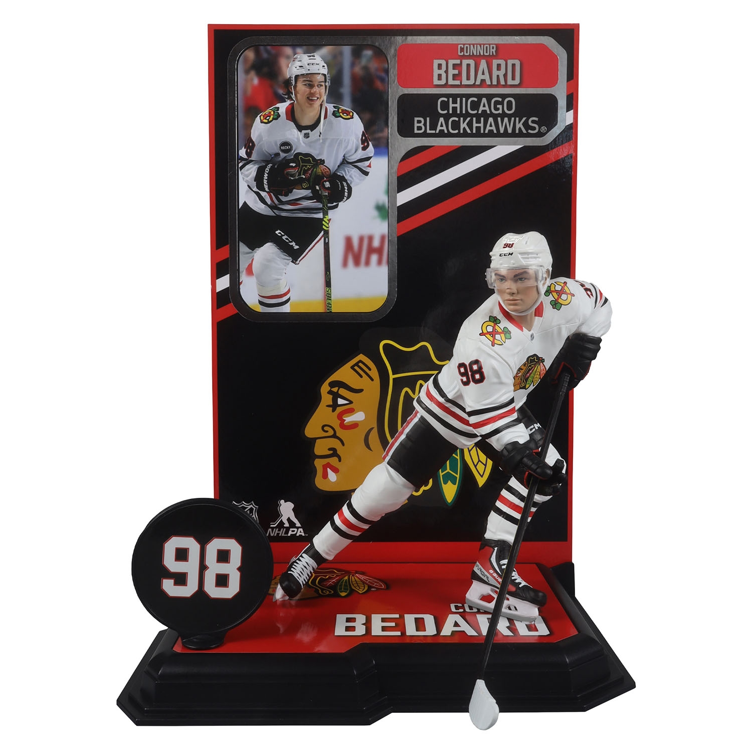 McFarlane NHL Legacy Series Figur #15 Connor Bedard Chicago Blackhawks (CHASE)