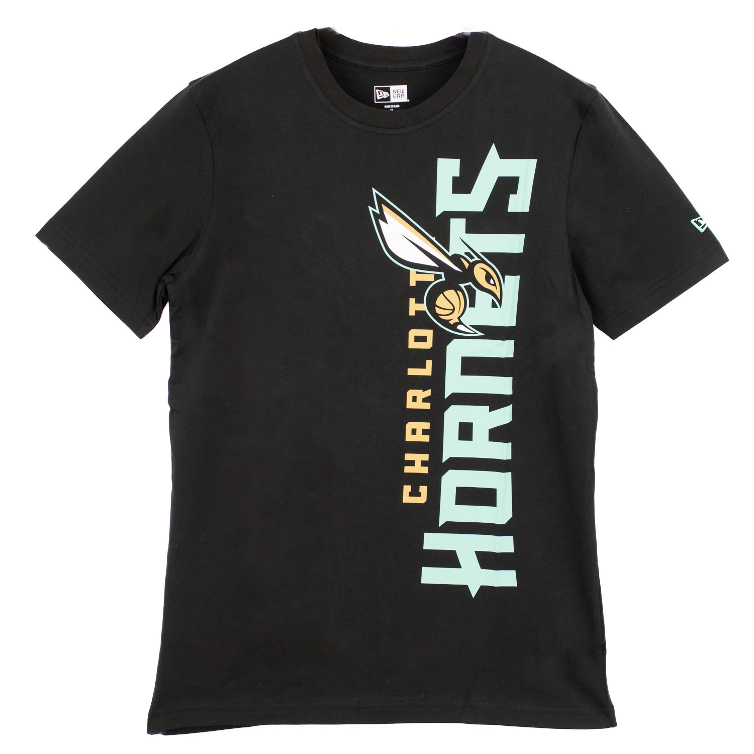 Charlotte Hornets 2024 NBA City Edition New Era T-Shirt Schwarz