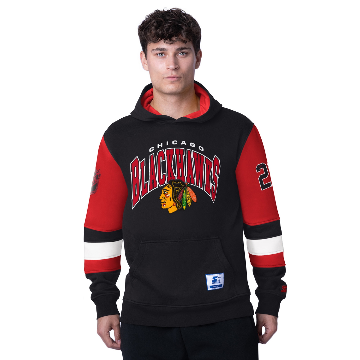 Chicago Blackhawks Starter End Zone NHL Hoodie