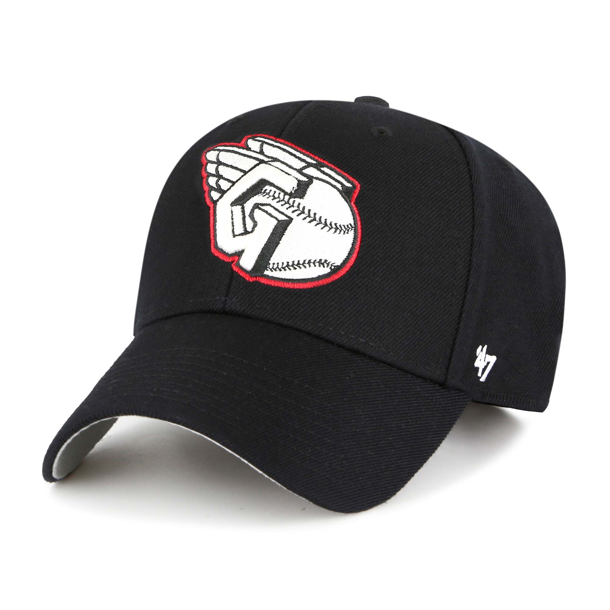 Cleveland Guardians '47 MVP Adjustable MLB Cap Schwarz