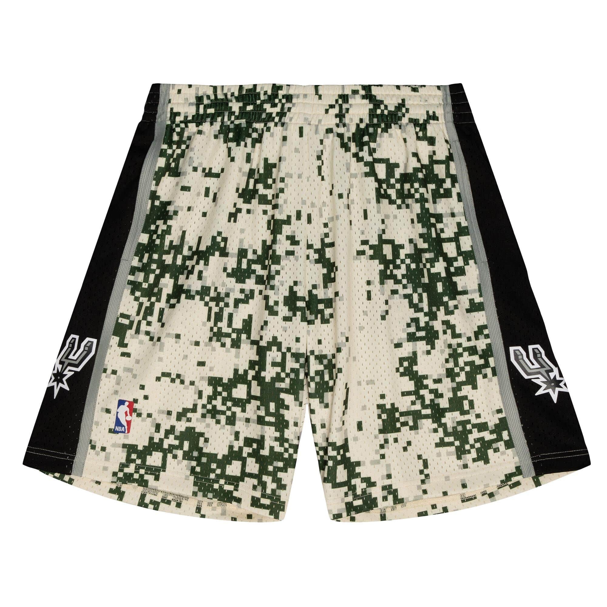 San Antonio Spurs 2013-14 Mitchell & Ness Swingman NBA Shorts Camo