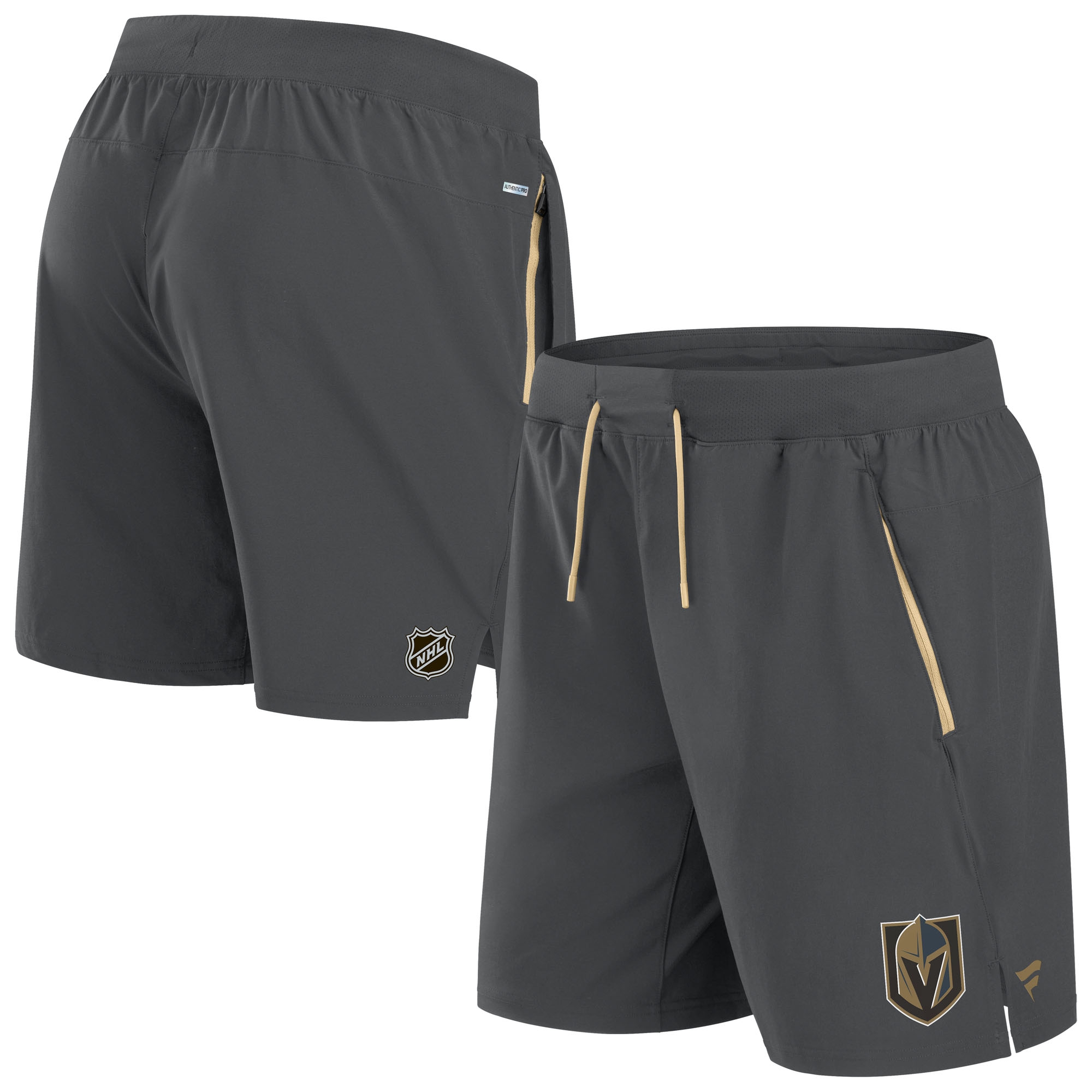 Vegas Golden Knights 2024/25 Authentic Pro Locker Room NHL Shorts Gray