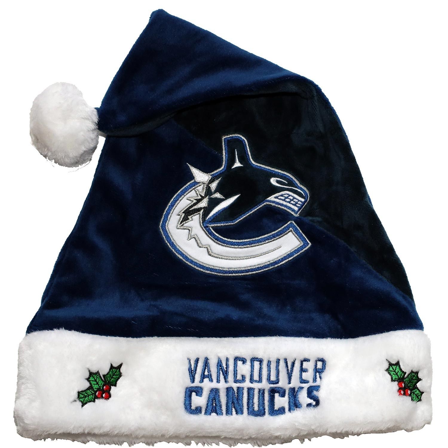 Vancouver Canucks FOCO Basic Christmas NHL Santa Hat