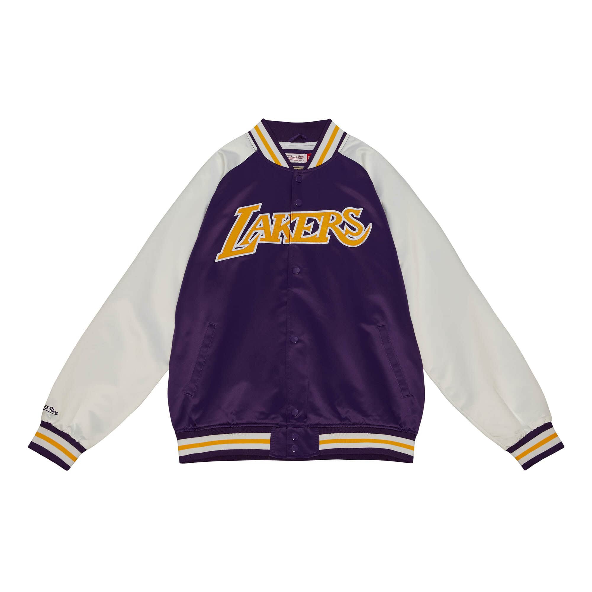 Los Angeles Lakers Primetime Mitchell & Ness Lightweight Satin NBA Jacke