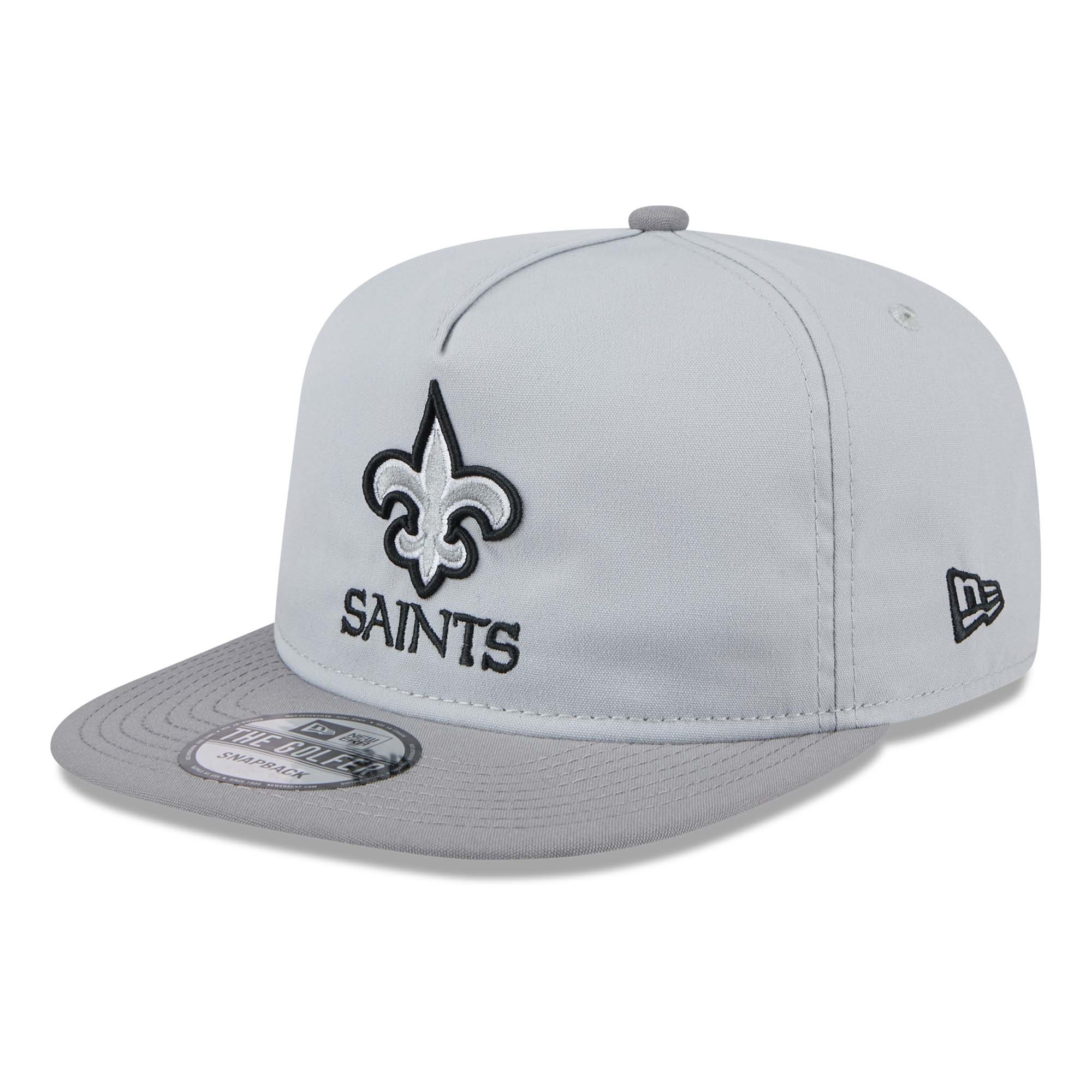 New Orleans Saints 2024 NFL Training Camp New Era Golfer Snapback Cap Grau