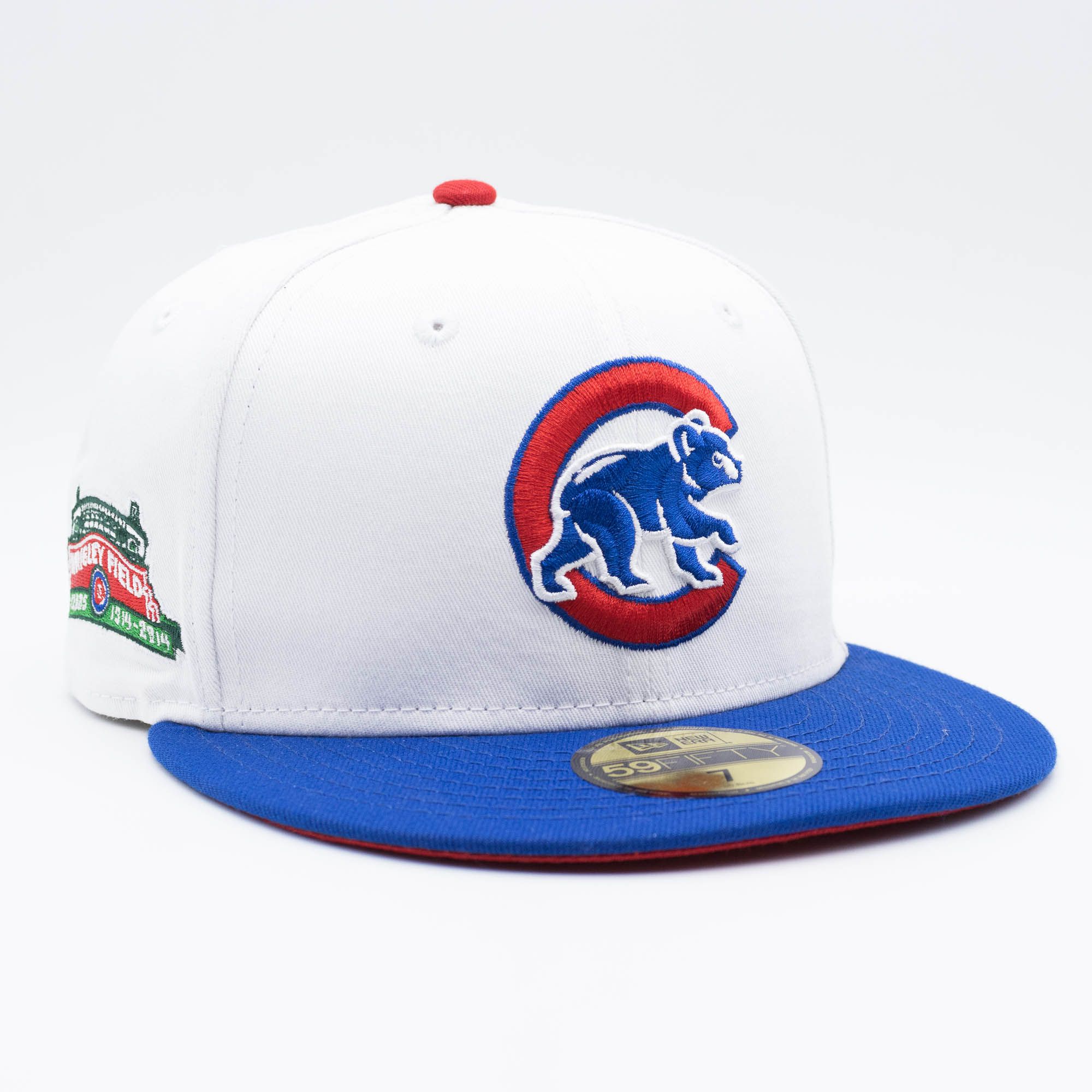 Chicago Cubs 100 Years Wrigley Field Cooperstown New Era 59FIFTY Fitted MLB Cap
