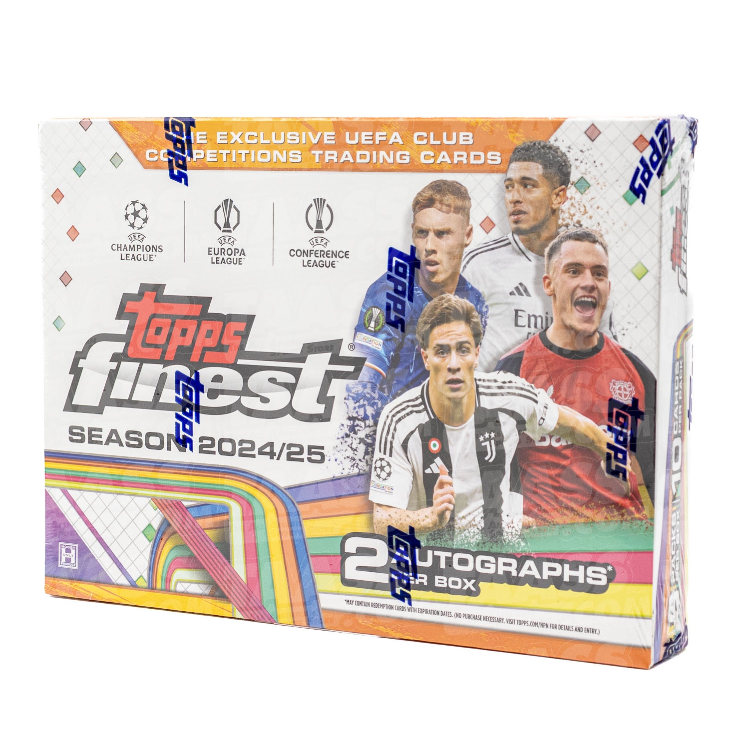 2024/25 Topps Finest UEFA Club Competitions Soccer (Fussball) Hobby Box