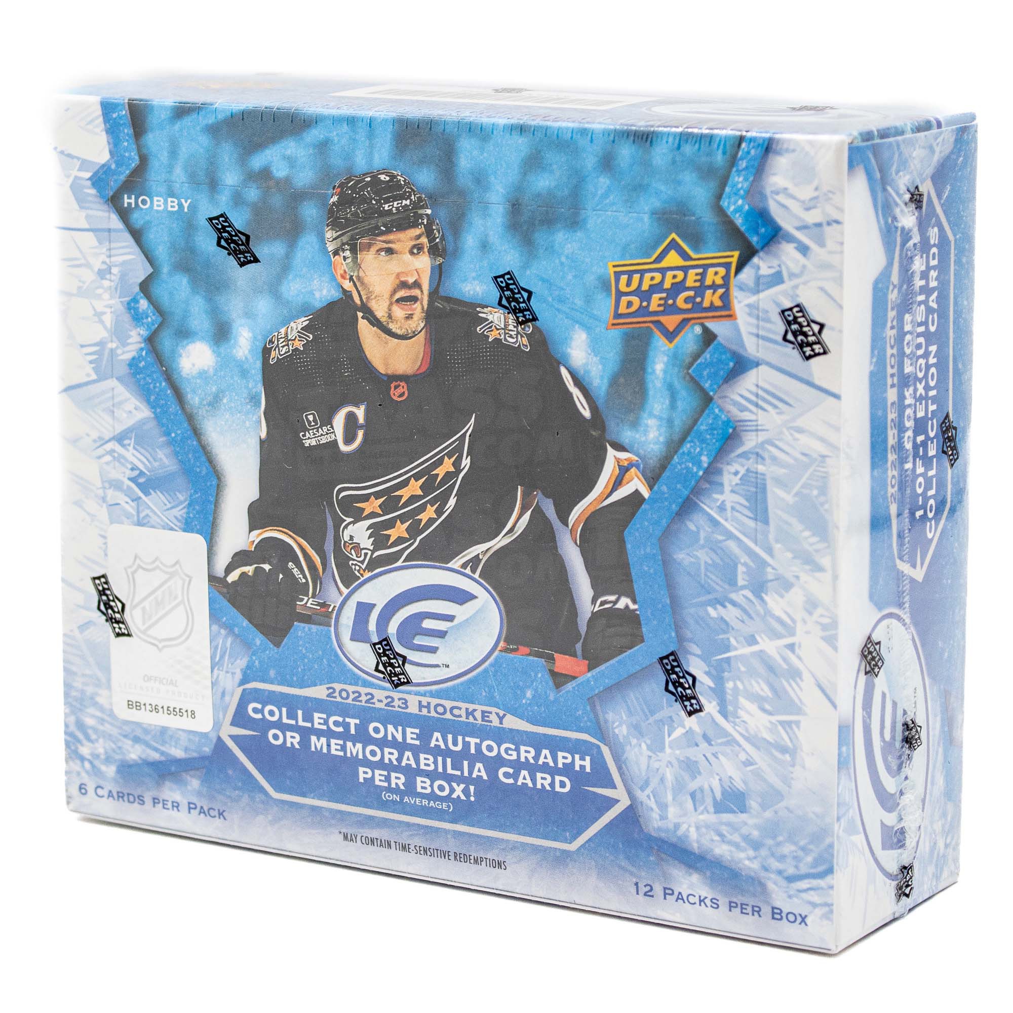 2022/23 Upper Deck Ice NHL Hockey Hobby Box