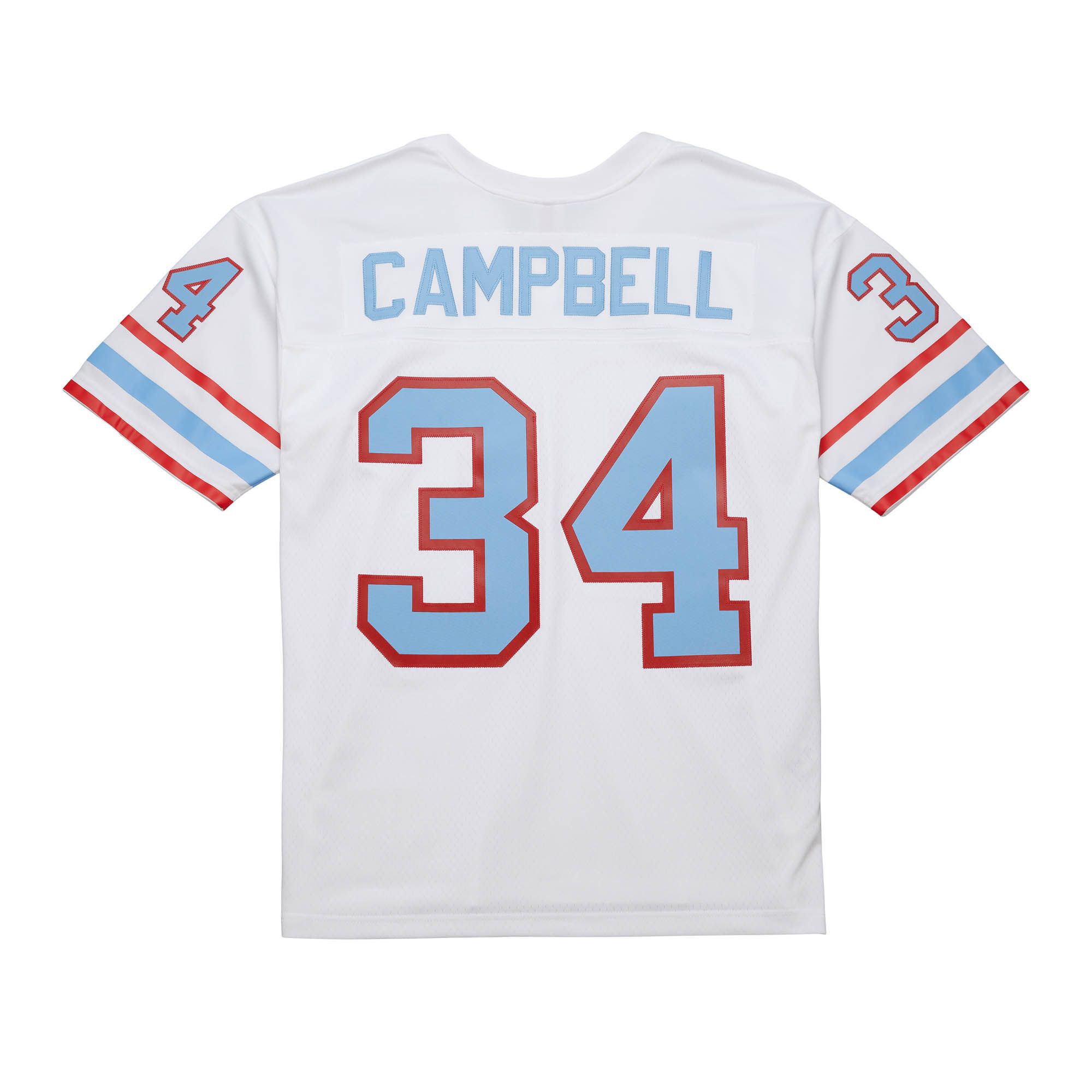 Earl Campbell #34 Houston Oilers 1979 Legacy Throwback NFL Jersey White