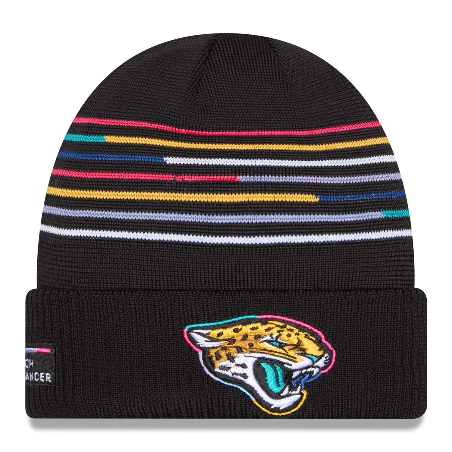 Jacksonville Jaguars 2025 NFL Crucial Catch New Era Knit Hat