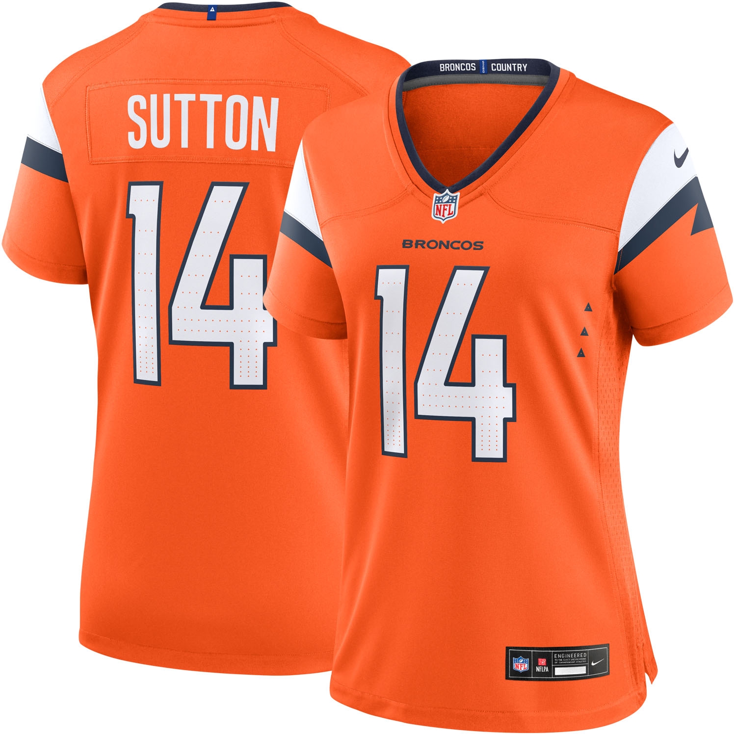 Courtland Sutton #14 Denver Broncos Nike Game NFL Trikot Orange (DAMEN)