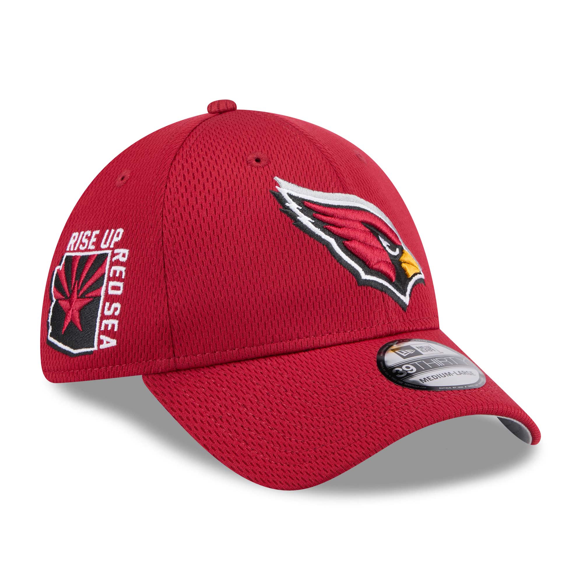 Arizona Cardinals 2024 NFL Draft New Era 39THIRTY Flex Cap Rot