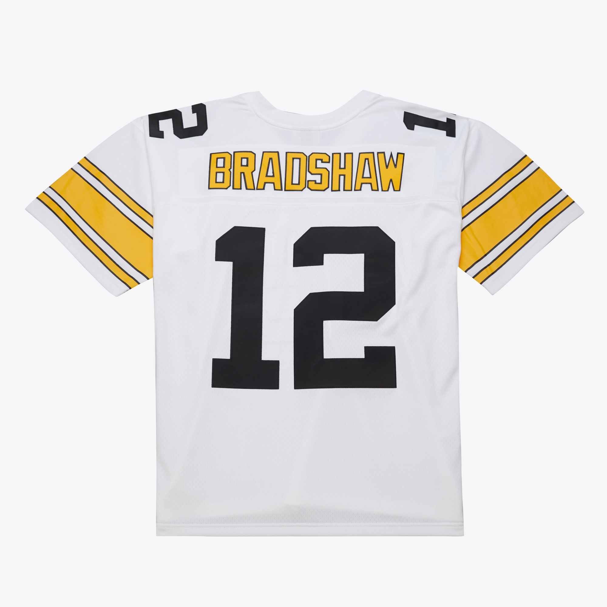 Terry Bradshaw #12 Pittsburgh Steelers 1976 Legacy Throwback NFL Jersey White