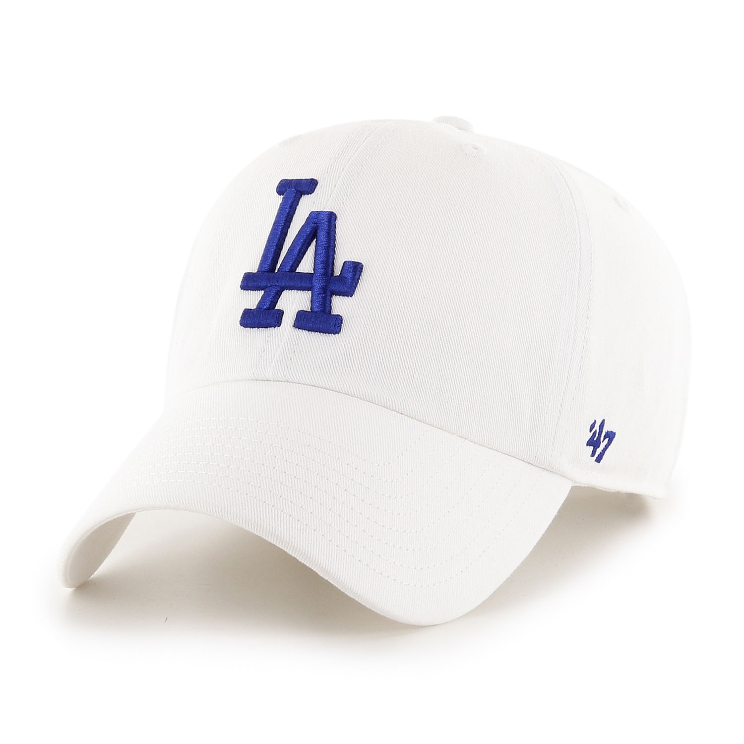 Los Angeles Dodgers '47 Clean Up Adjustable MLB Cap White