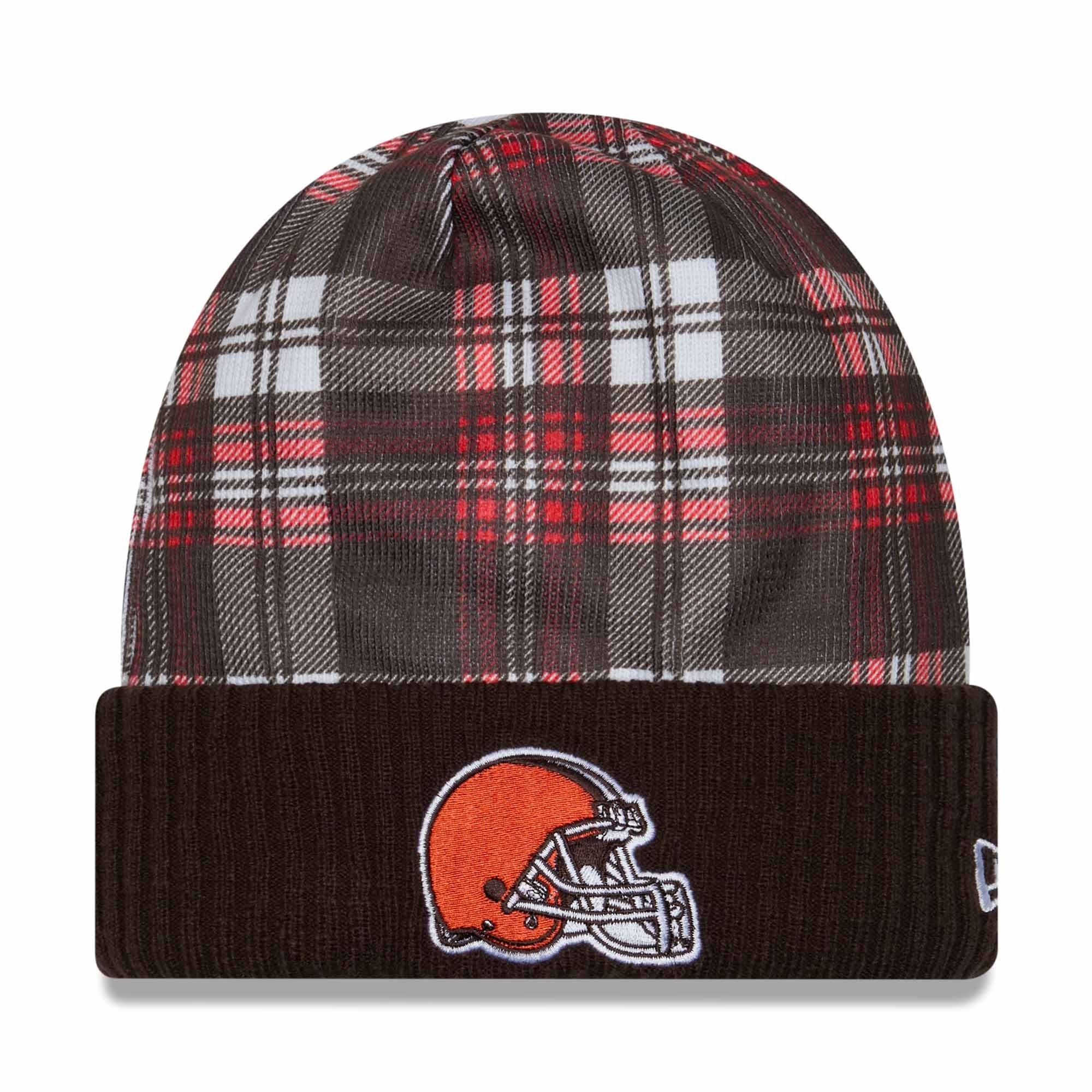 Cleveland Browns 2024 NFL Sideline Statement New Era Beanie Wintermütze Braun