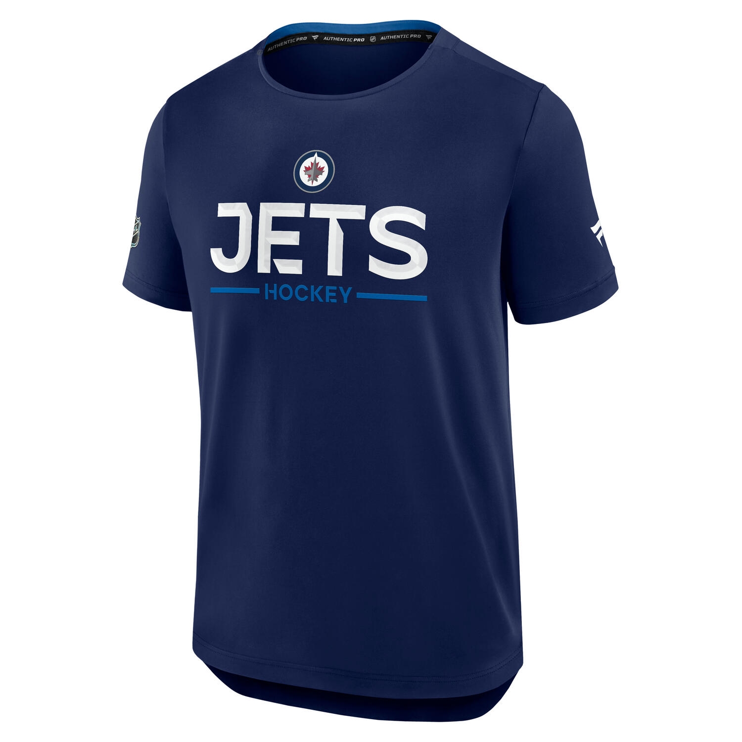 Winnipeg Jets 2025/26 Authentic Pro Rink Tech NHL T-Shirt Navy