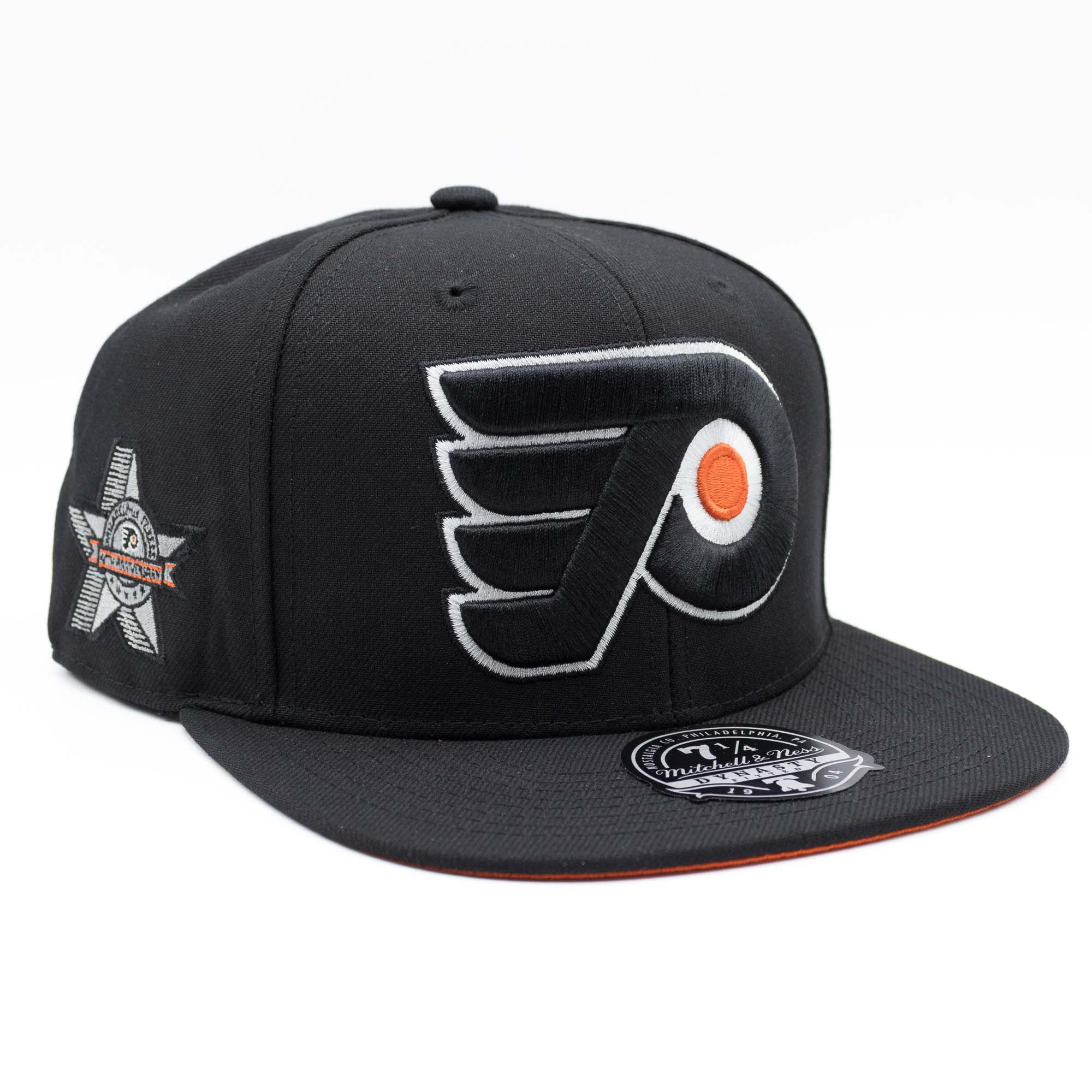 Philadelphia Flyers Vintage Mitchell & Ness Fitted NHL Cap Schwarz