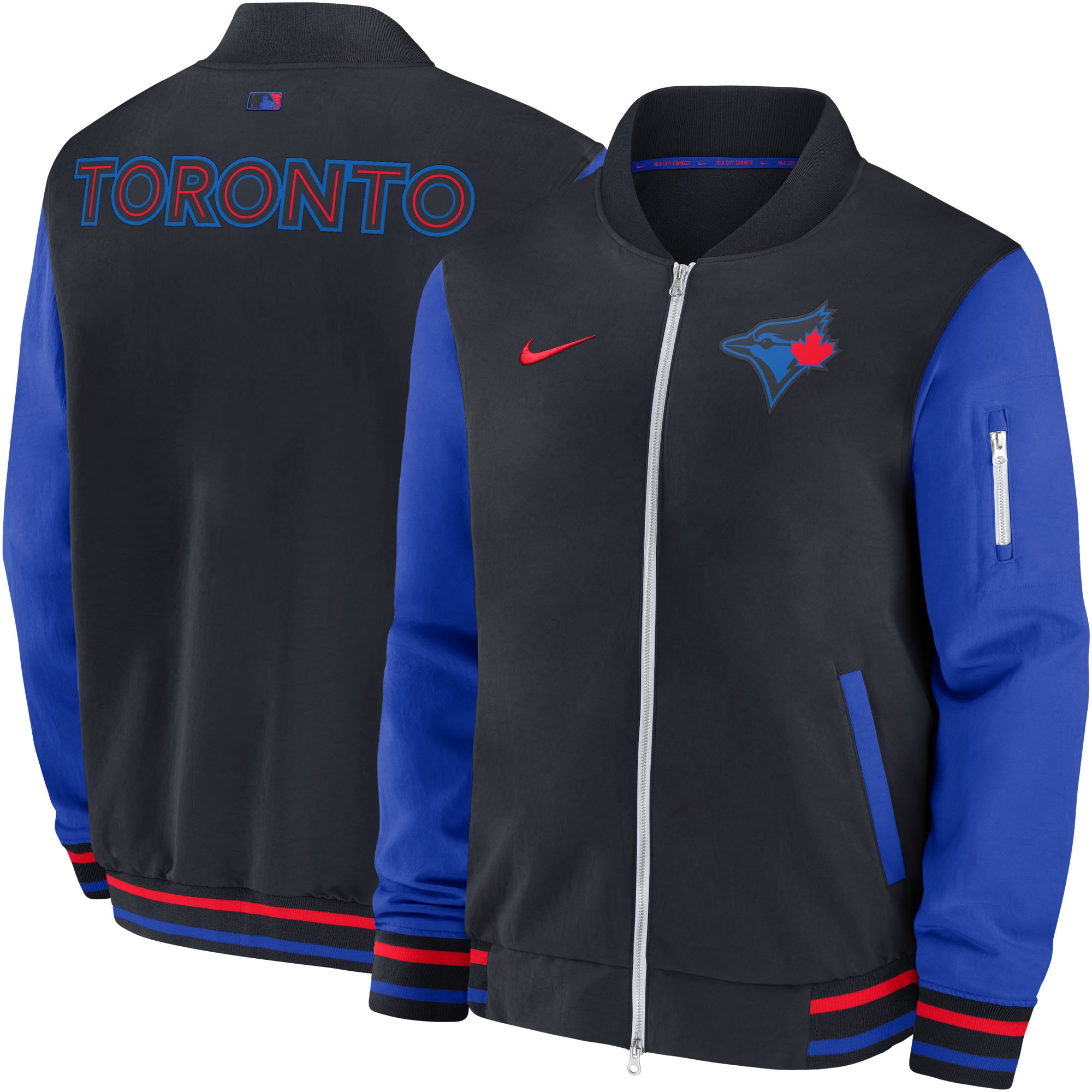 Toronto Blue Jays 2024 City Connect MLB Authentic Nike Bomber Jacket