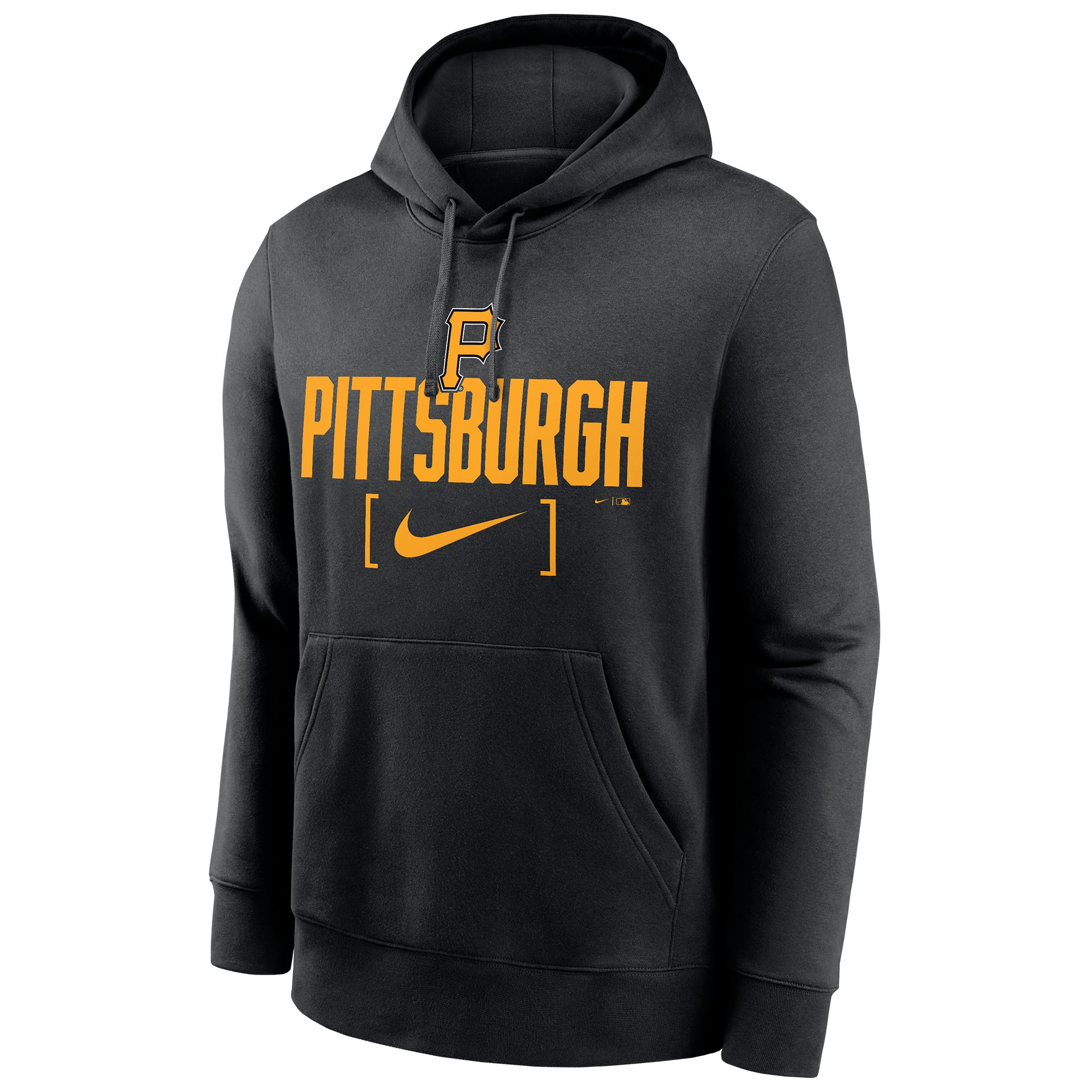 Pittsburgh Pirates Nike Club Slack MLB Hoodie Schwarz
