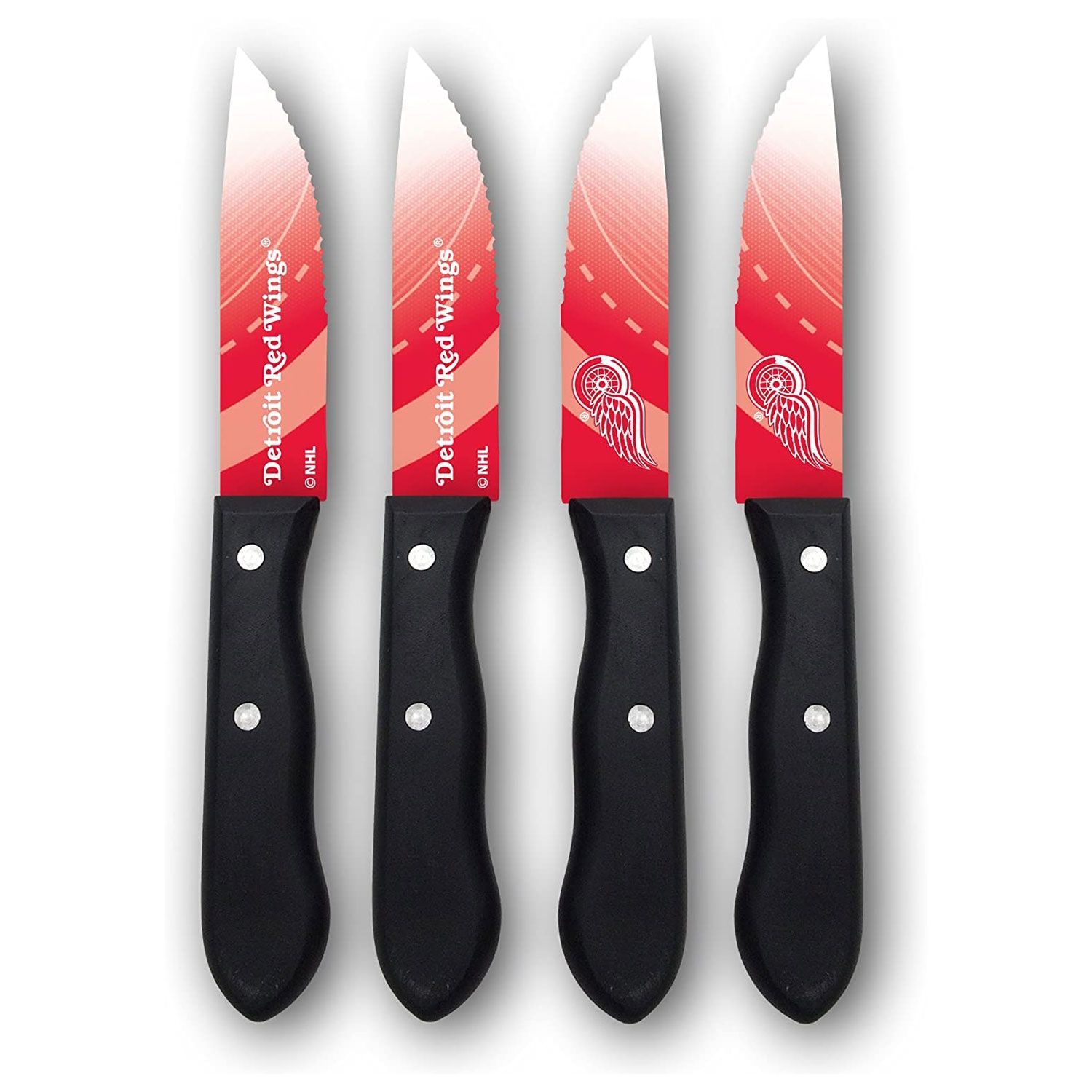 Detroit Red Wings NHL Steak Knife Set (4-Piece)
