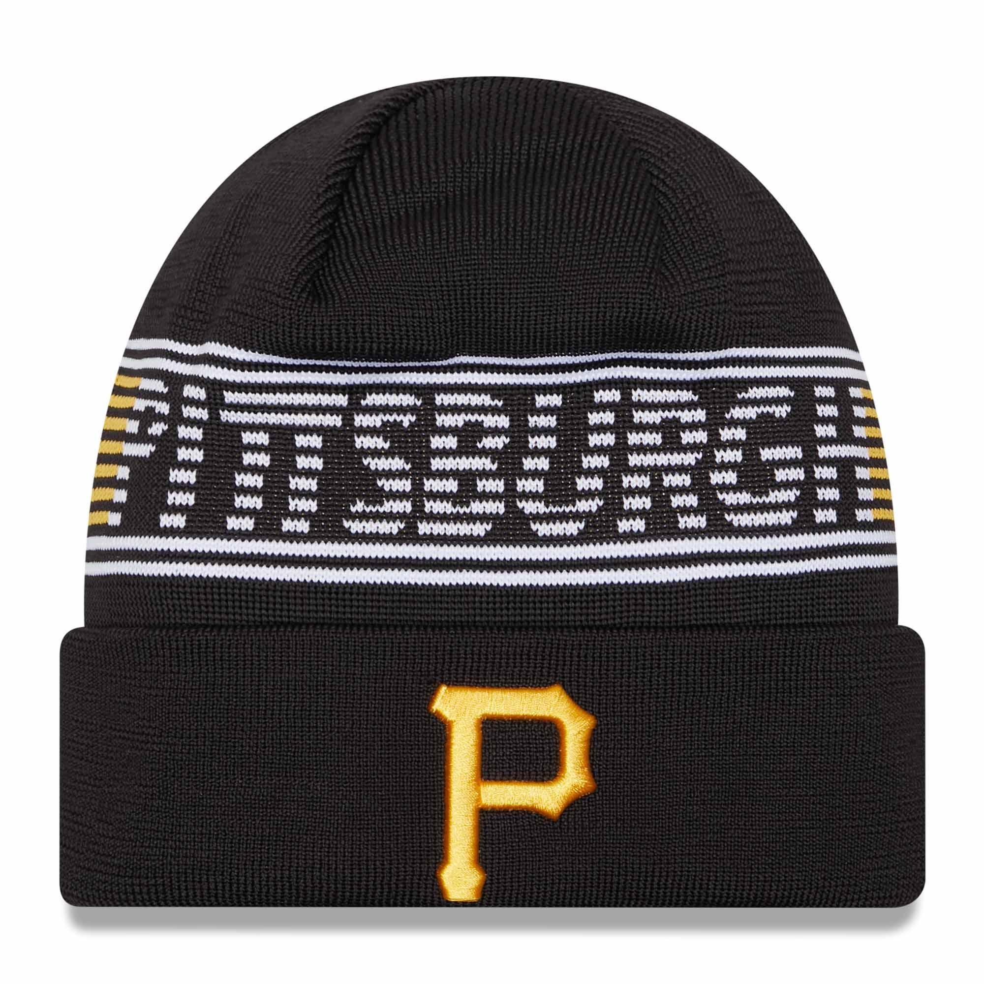 Pittsburgh Pirates Authentic 2024 MLB Clubhouse New Era Beanie Wintermütze
