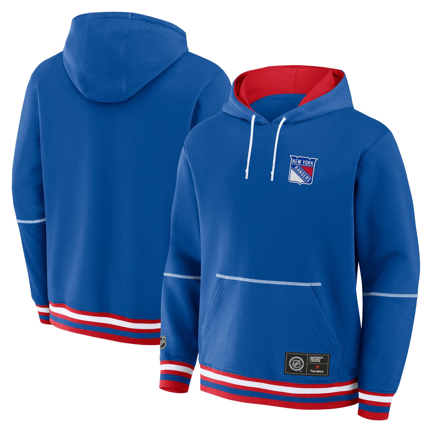 New York Rangers Foundation NHL Hoodie Blue