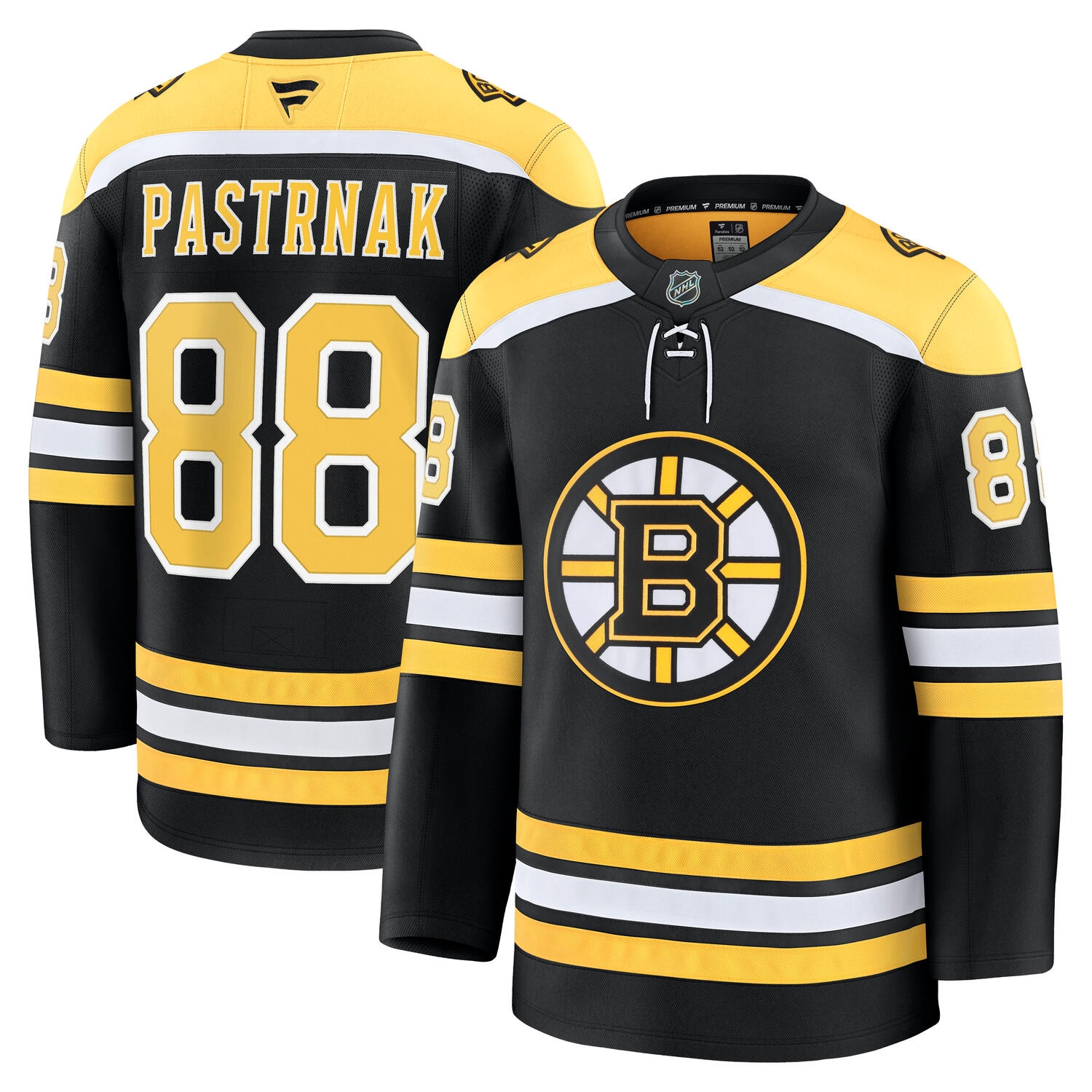 David Pastrnak #88 Boston Bruins Premium NHL Jersey Home Black