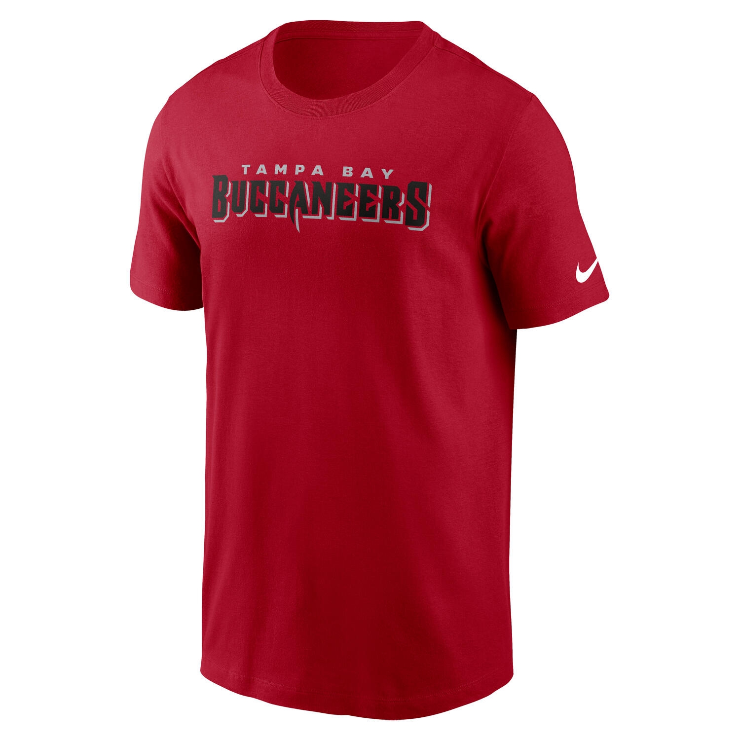 Tampa Bay Buccaneers Nike Essential Wordmark NFL T-Shirt Red