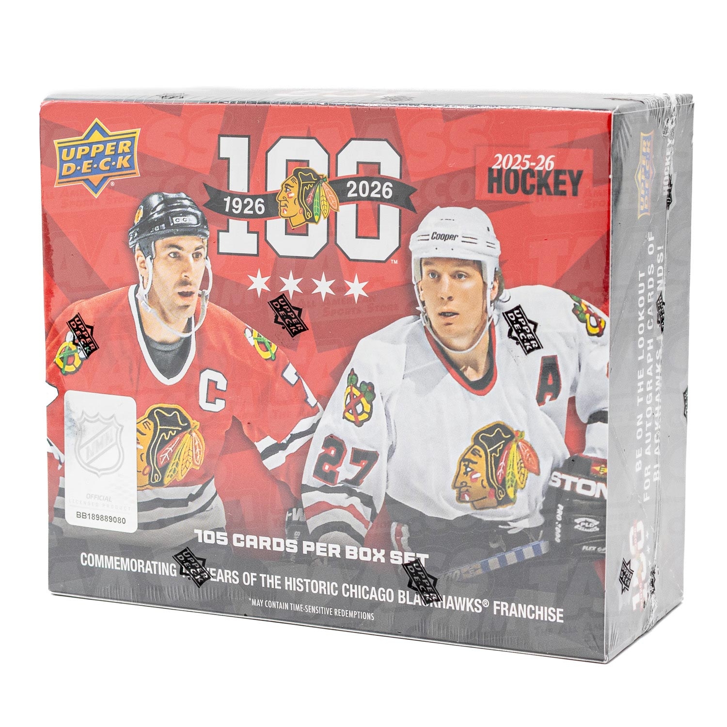 2025/26 Upper Deck Chicago Blackhawks 100 Years Centennial Hockey Box Set