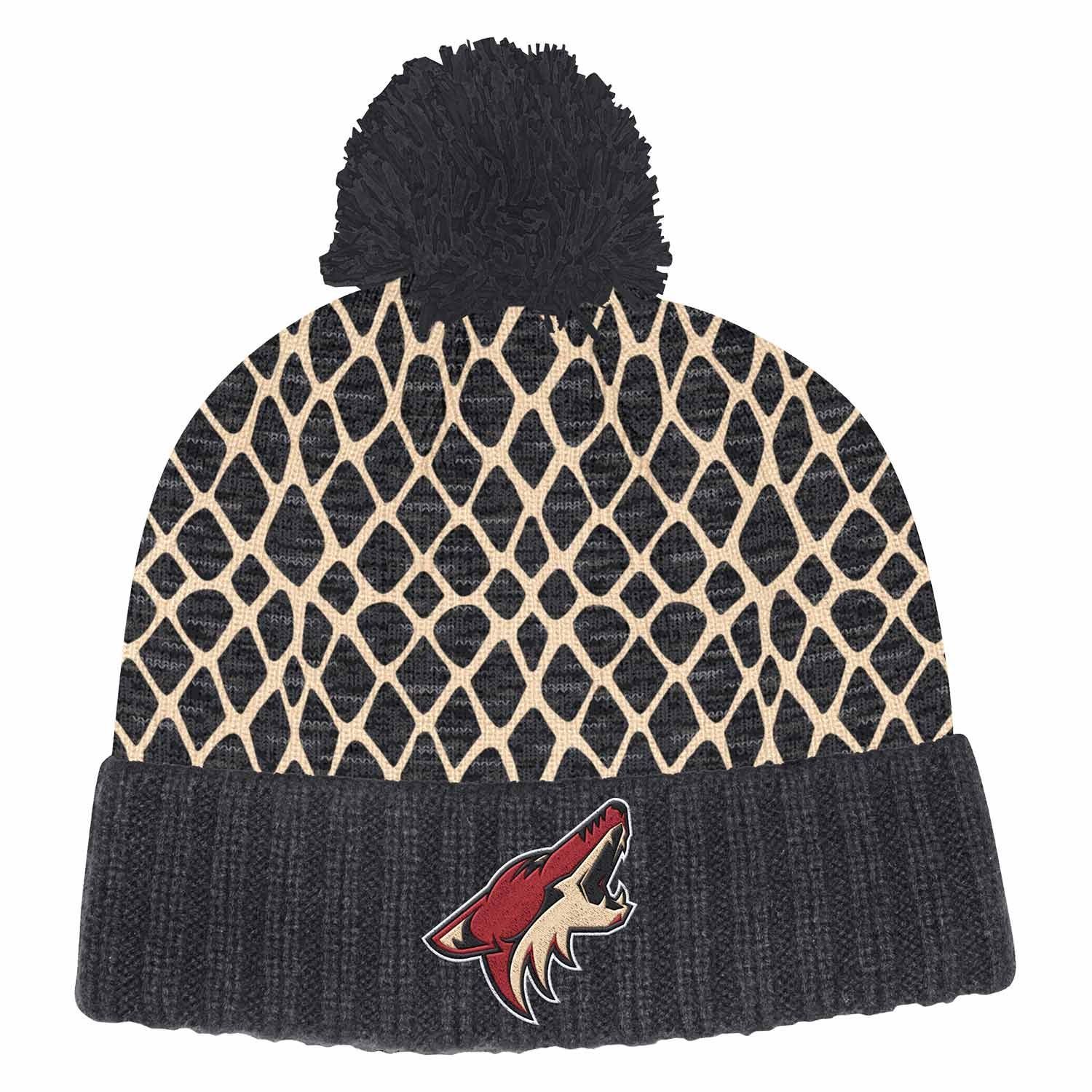 Arizona Coyotes 2019/20 Goal Net NHL Knit Hat /w Pom