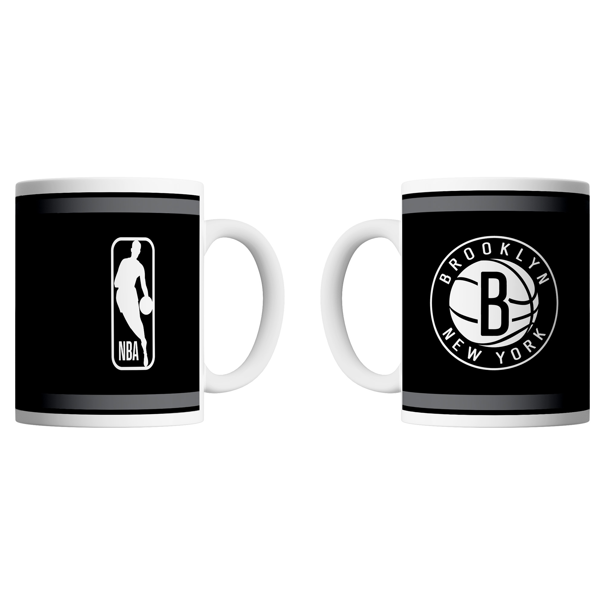 Brooklyn Nets Logo & Shield NBA Becher (330 ml)