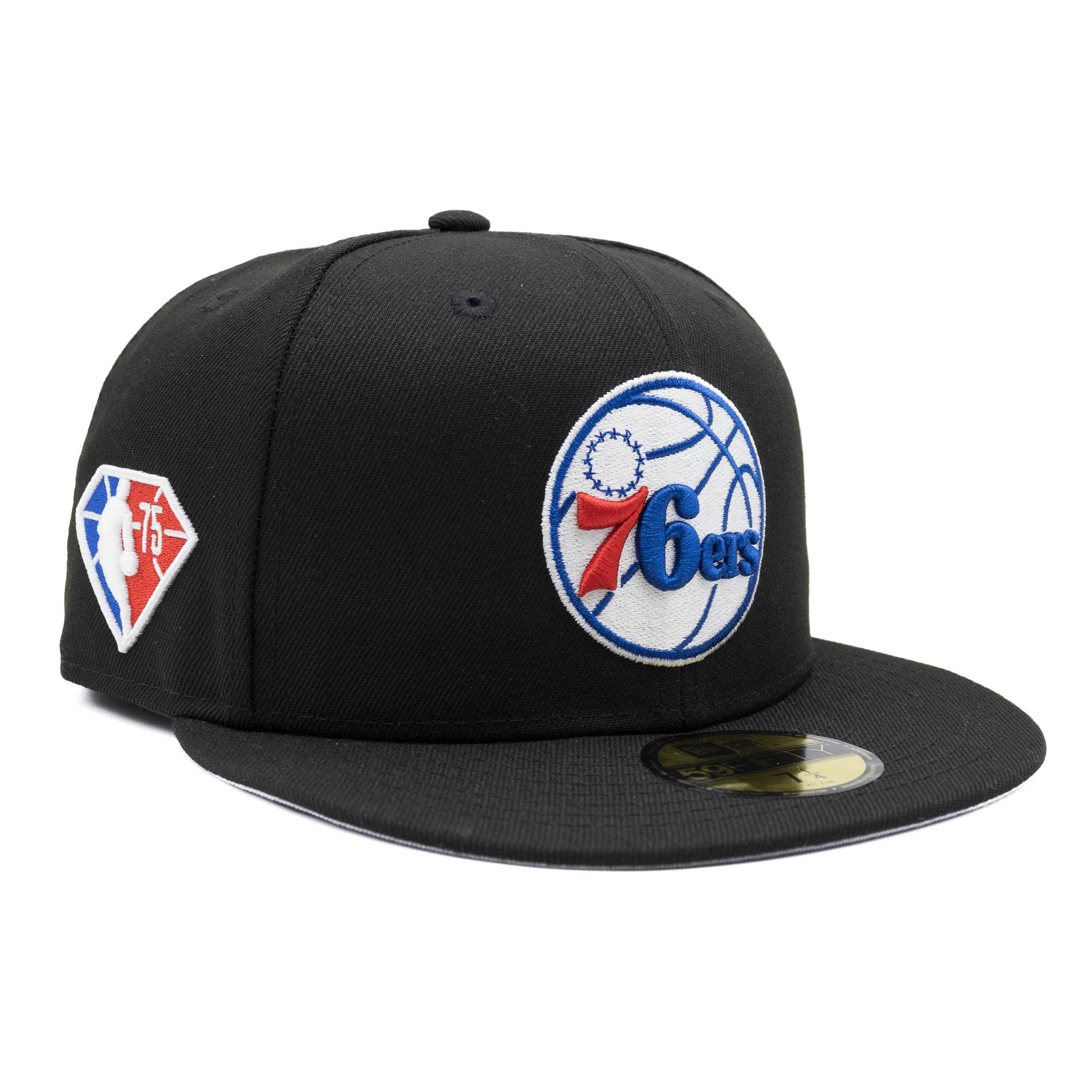 Philadelphia 76ers 75th Anniversary New Era 59FIFTY Fitted NBA Cap