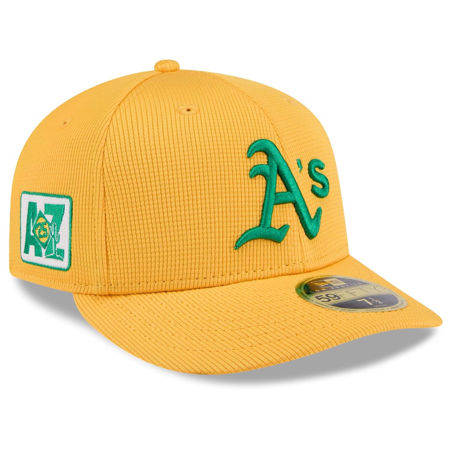 Athletics 2025 MLB Spring Training Low Profile 59FIFTY Fitted Cap Yellow