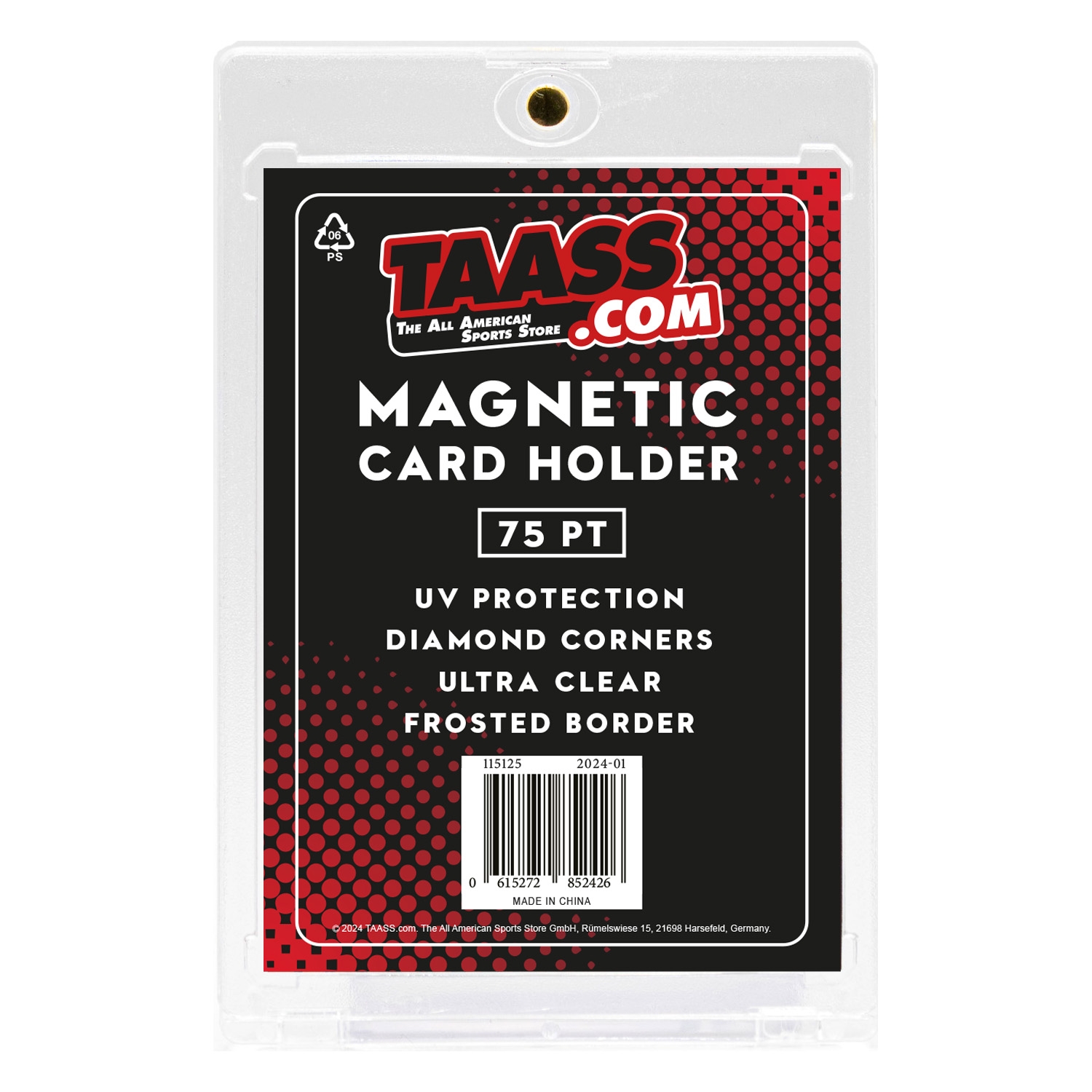 TAASS.com Magnetic Card Holder - 75 pt