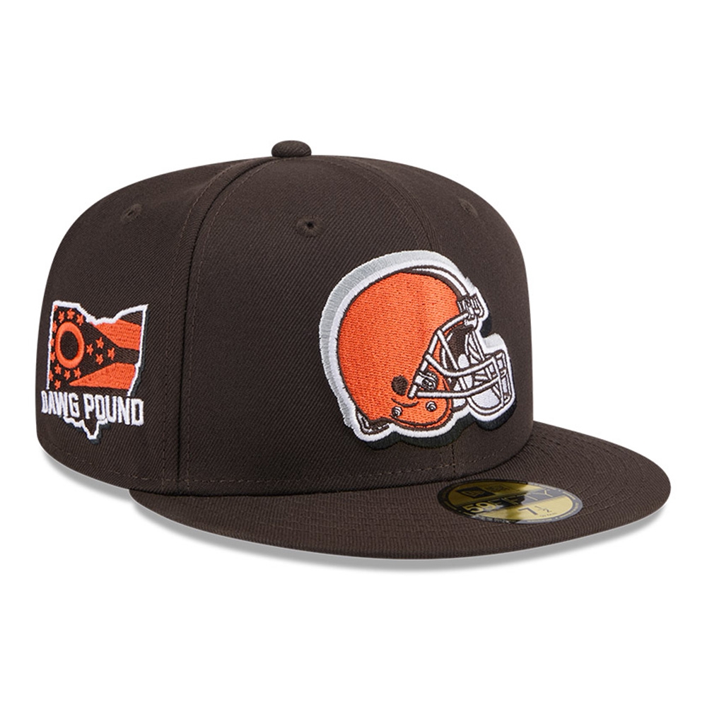 Cleveland Browns 2024 NFL Draft New Era 59FIFTY Fitted Cap Braun