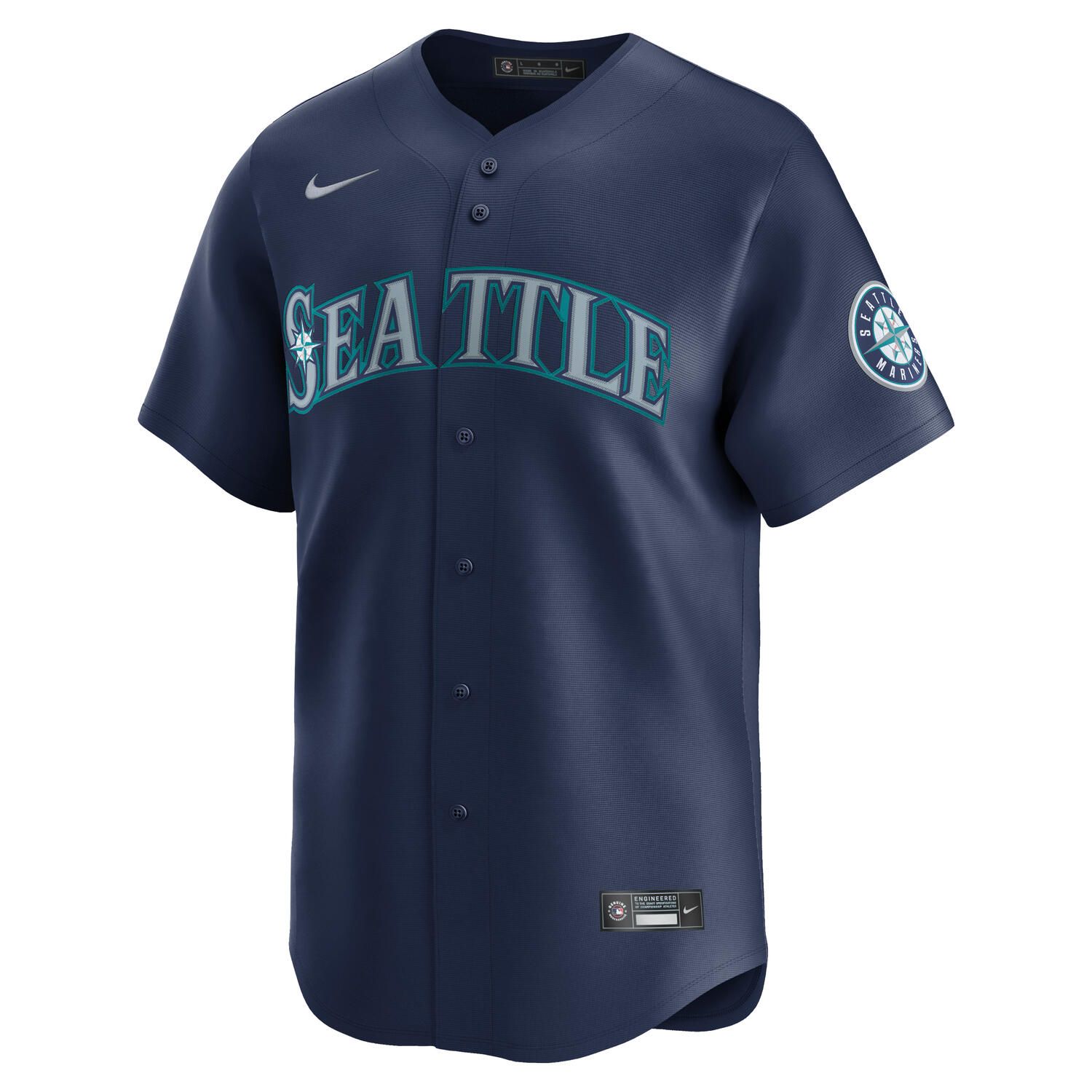 Seattle Mariners Road Nike Limited MLB Trikot Navy