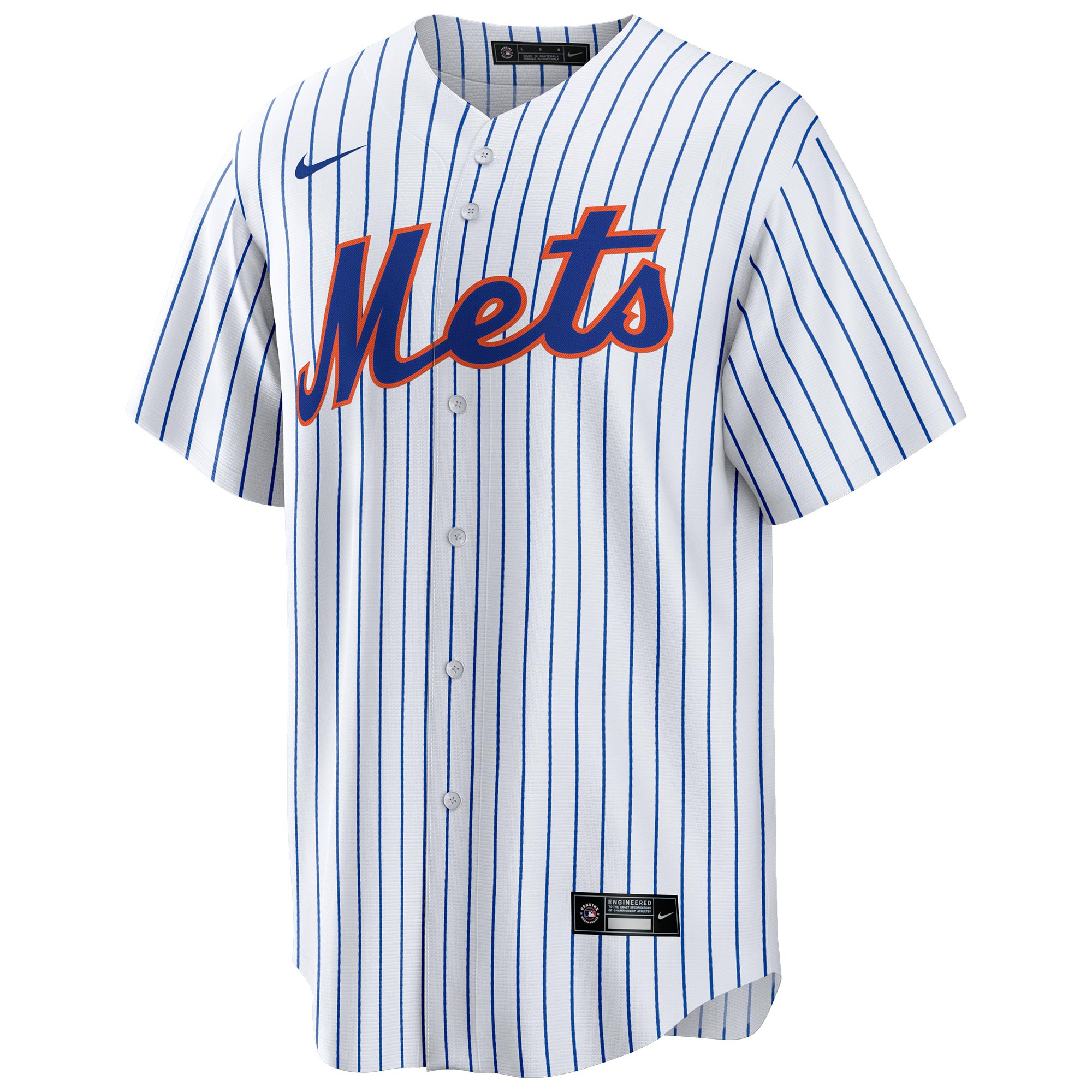New York Mets Nike MLB Home Trikot Pinstripe
